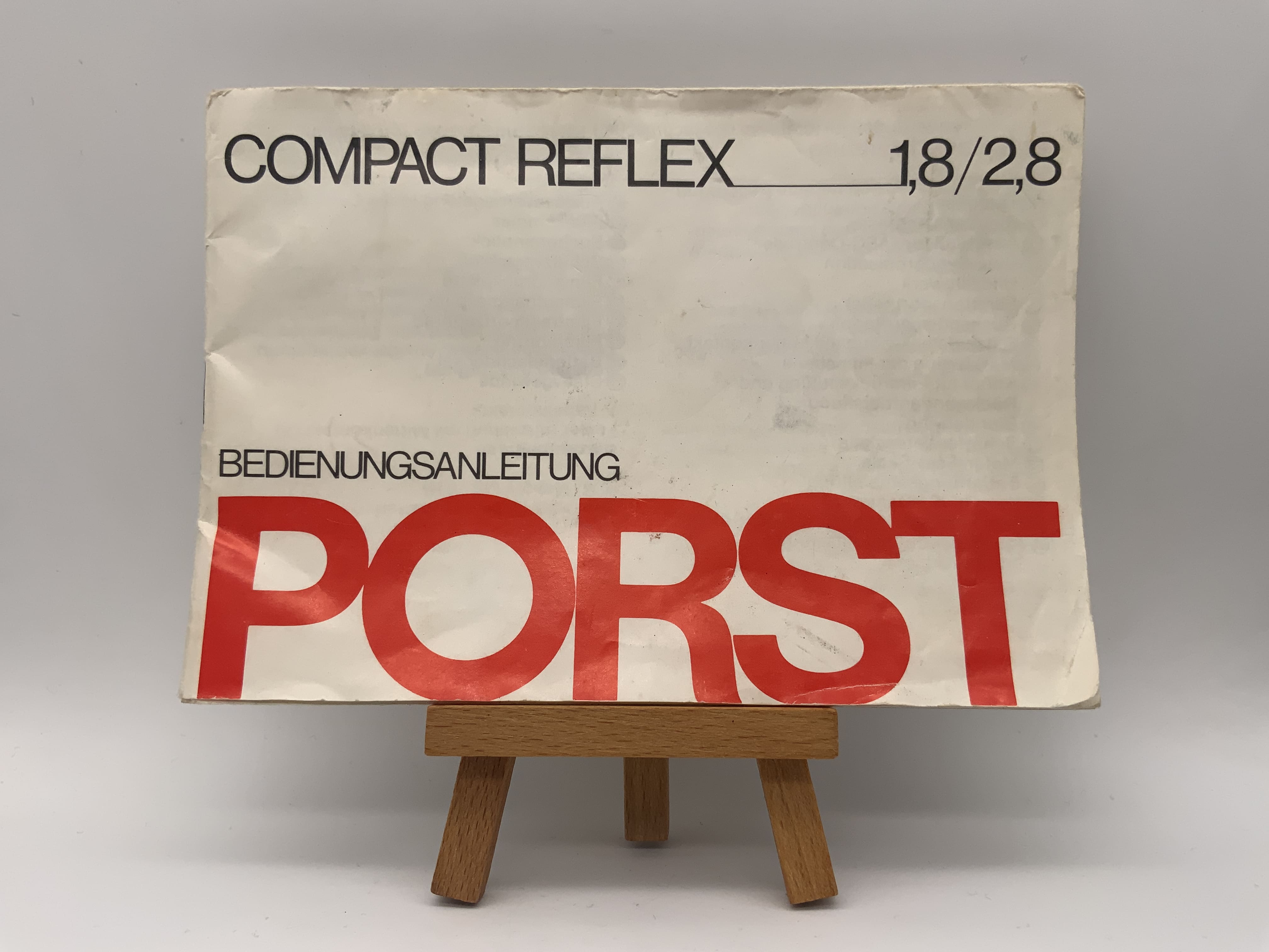 Porst Compact Reflex 1,8/2,8 Bedienungsanleitung Deutsch