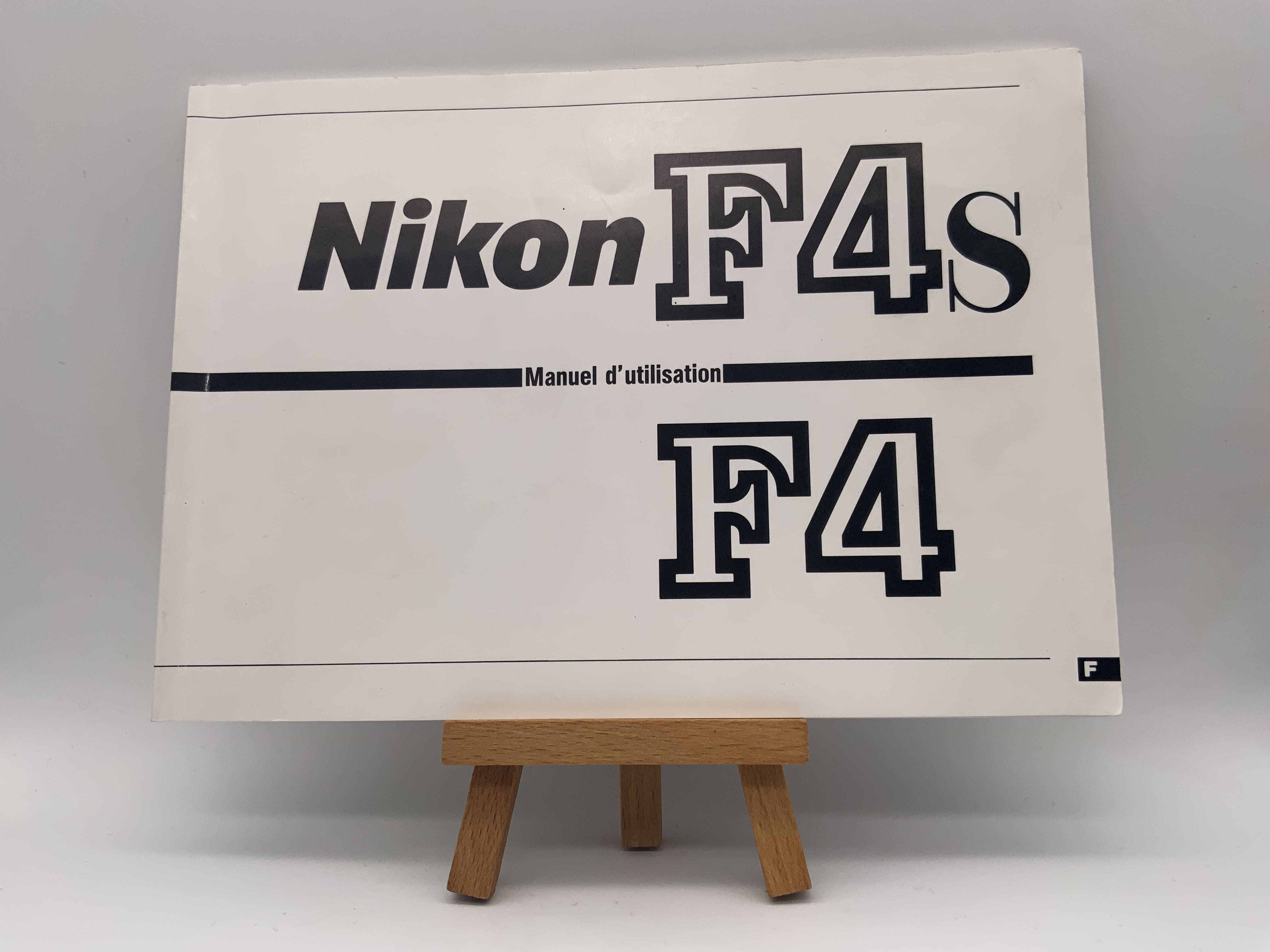 Nikon F4S Manuel d´utilisation Bedienungsanleitung Französisch
