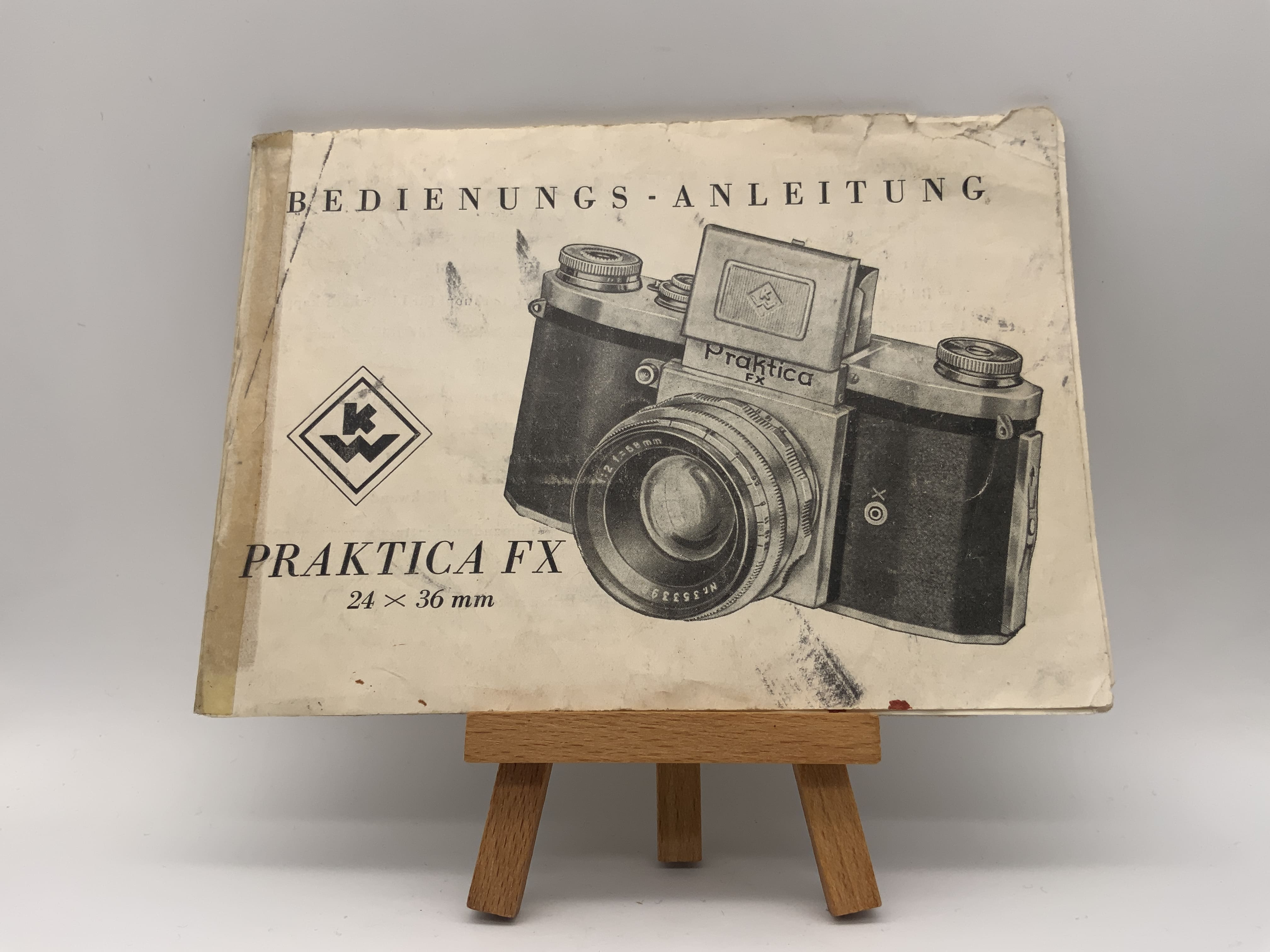 Pentacon Praktica FX 24x36mm stark gebraucht Bedienungsanleitung Deutsch