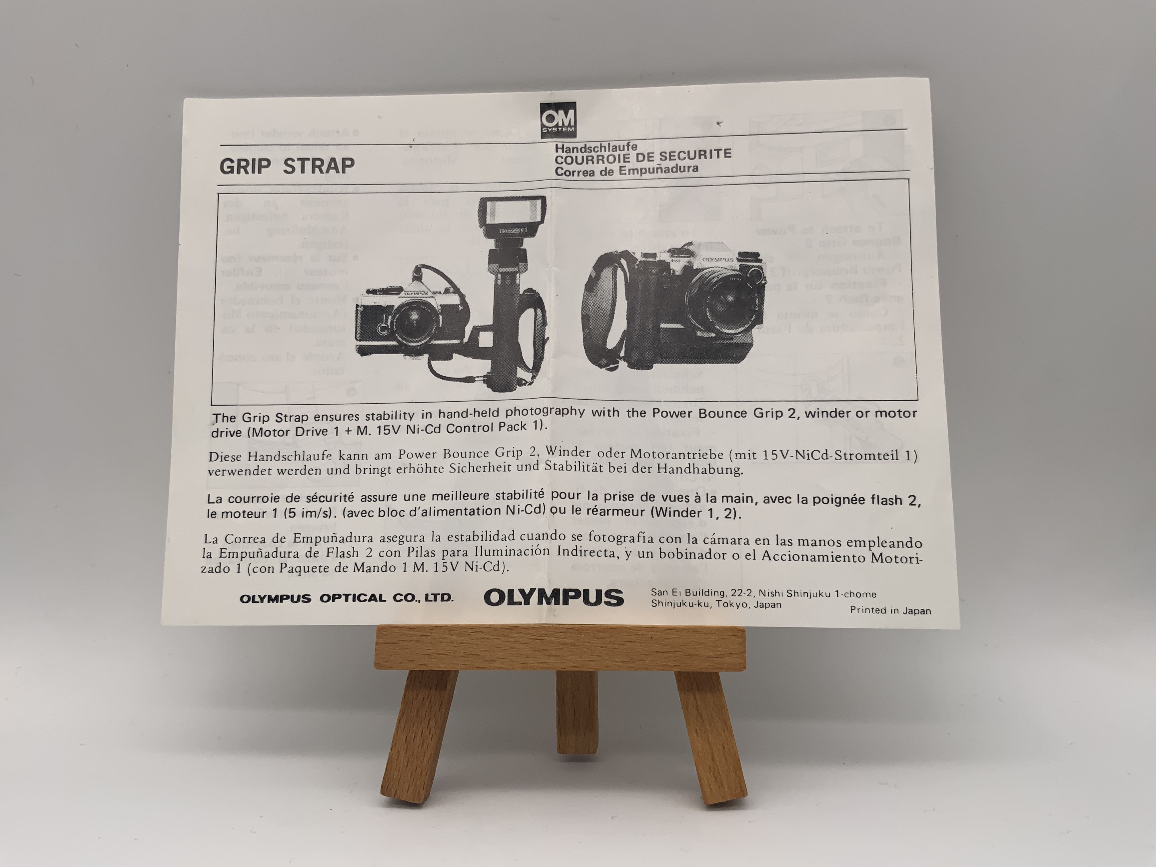 Olympus Grip Strap Bedienungsanleitung Deutsch