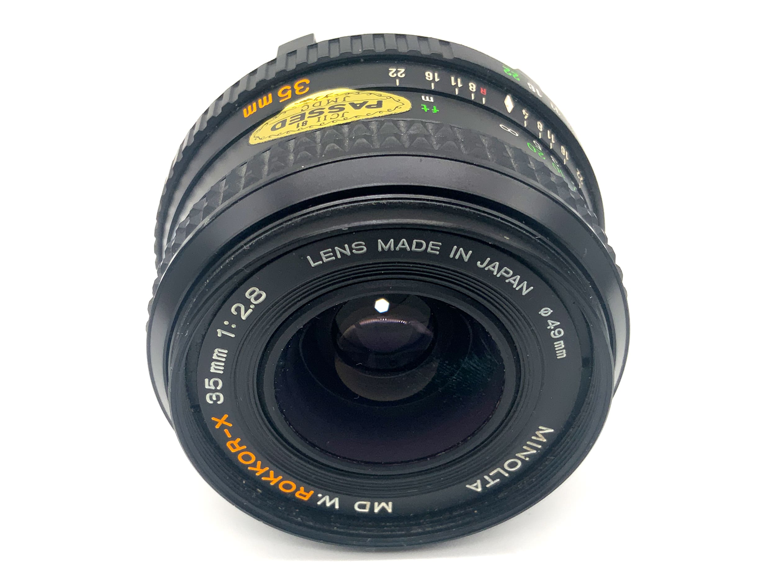 Minolta MD W.Rokkor-X 35mm 1:2.8 Objektiv Festbrennweite (Minolta MD)