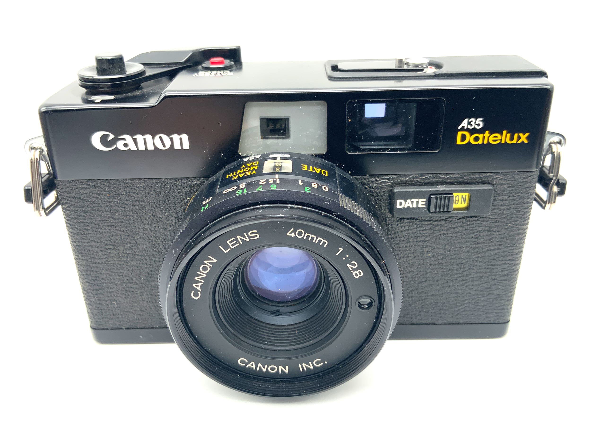 Canon A35 Datelux Messsucherkamera mit 40mm 1:2.8 Kompaktkamera Analogkamera