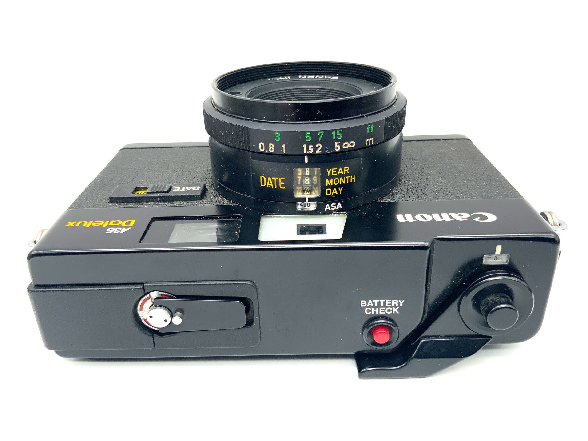 Canon A35 Datelux Messsucherkamera mit 40mm 1:2.8 Kompaktkamera Analogkamera