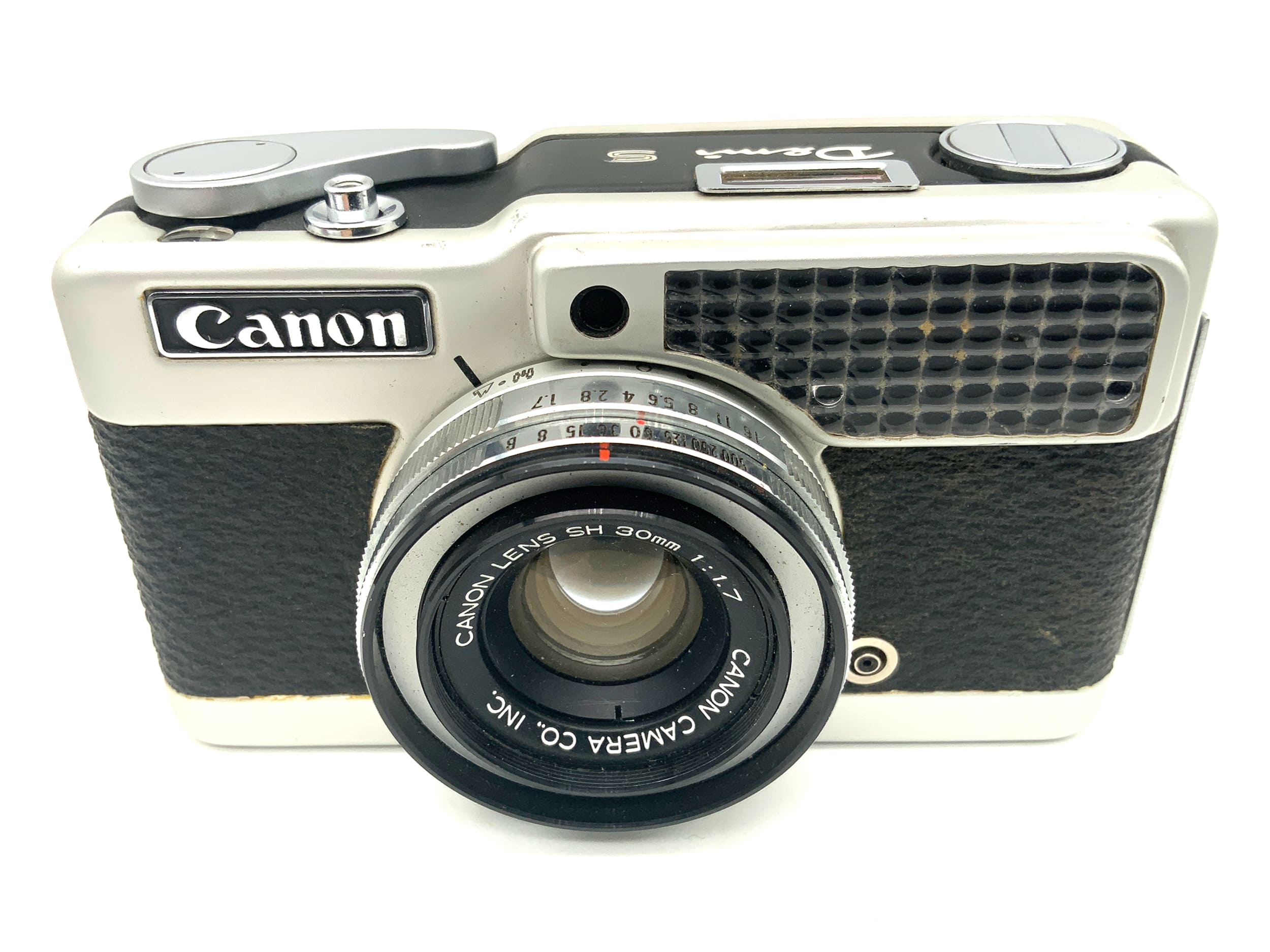 Canon Demi S Sucherkamera mit SH 30mm 1:1.7 Halbformatkamera Analogkamera
