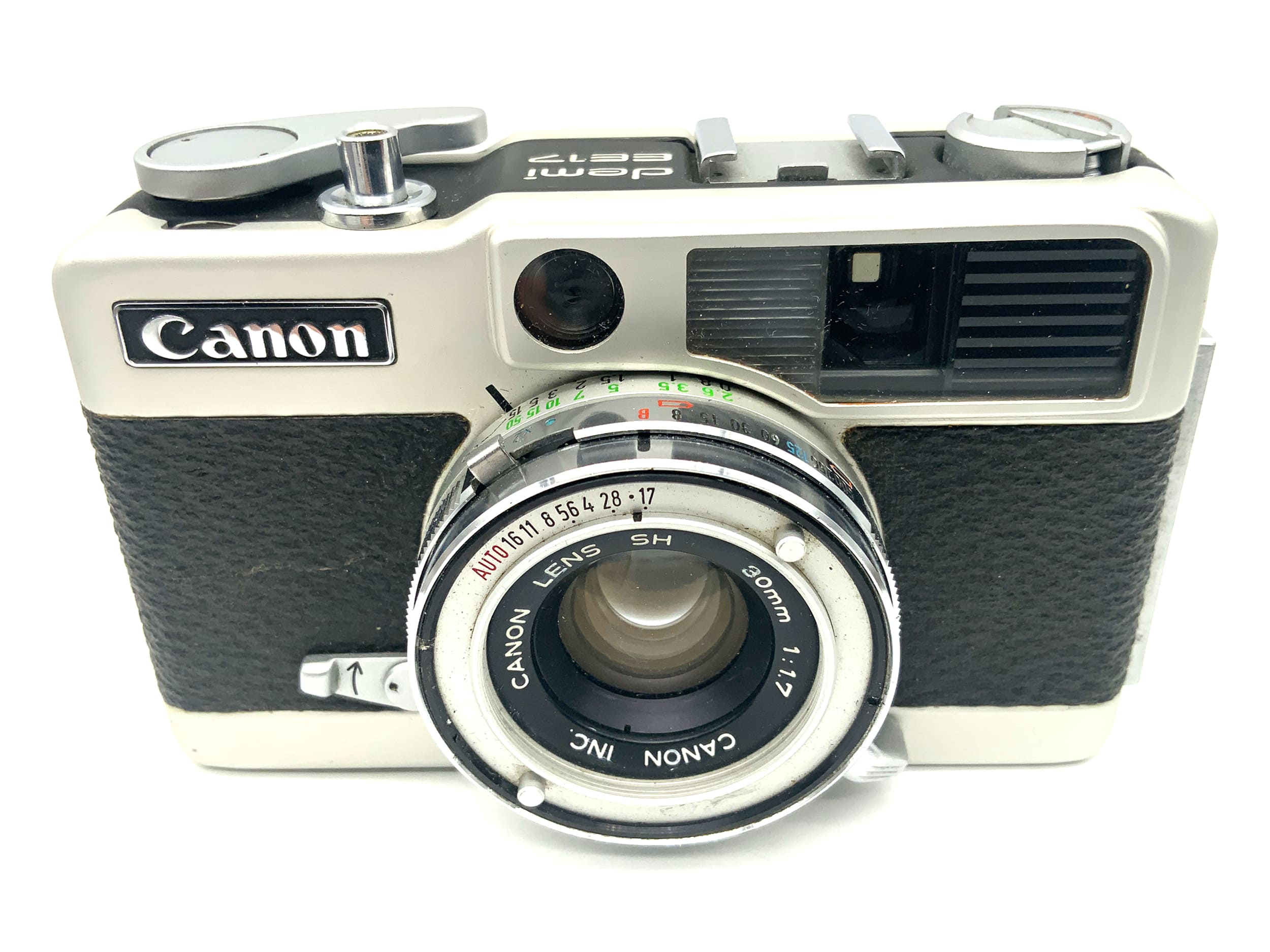 Canon Demi EE 17 Sucherkamera mit SH 30mm 1:1.7 Halbformatkamera Analogkamera
