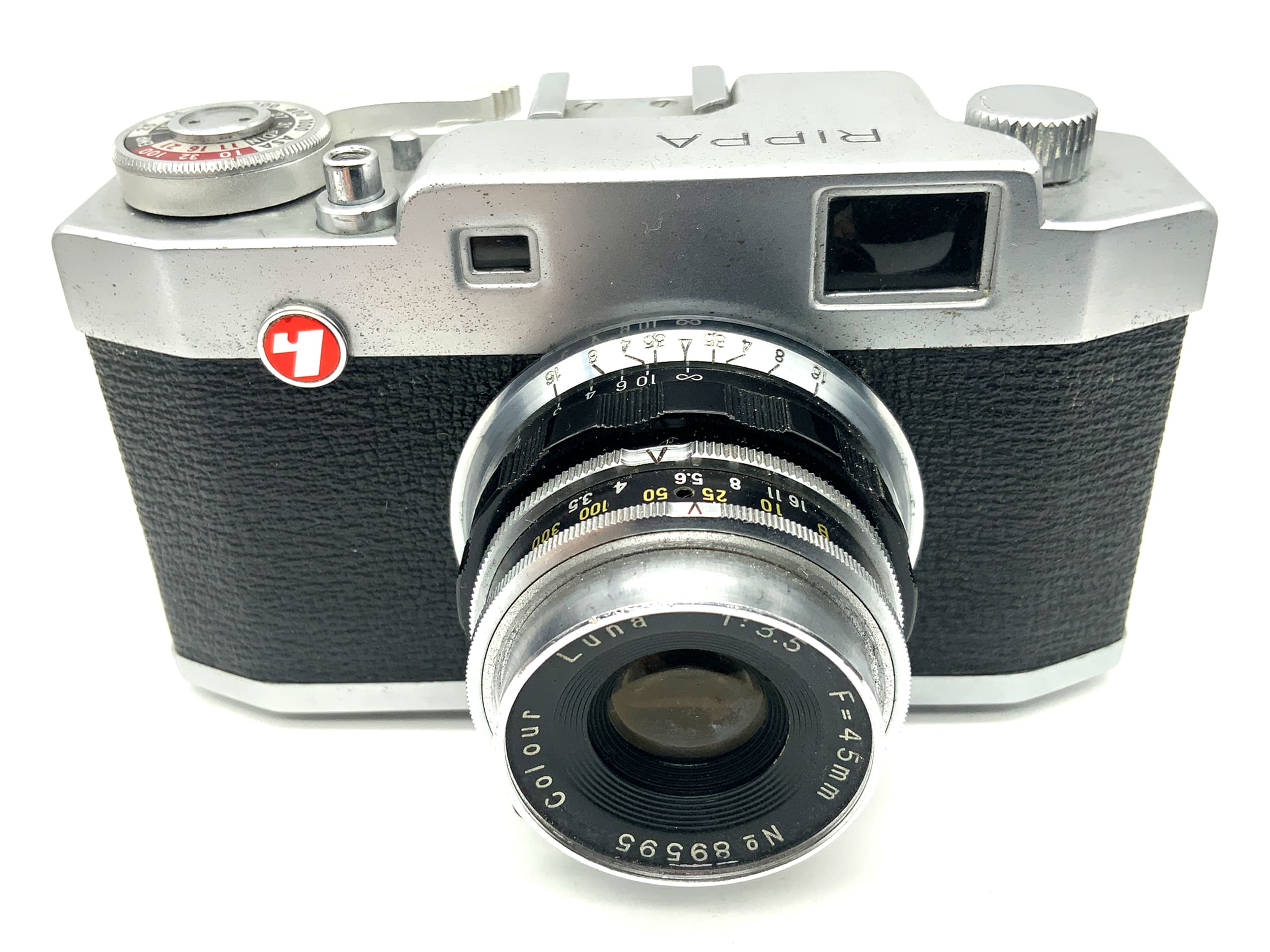 Yamato Rippa Messsucherkamera mit Color Luna 45mm 1:3.5 Analogkamera