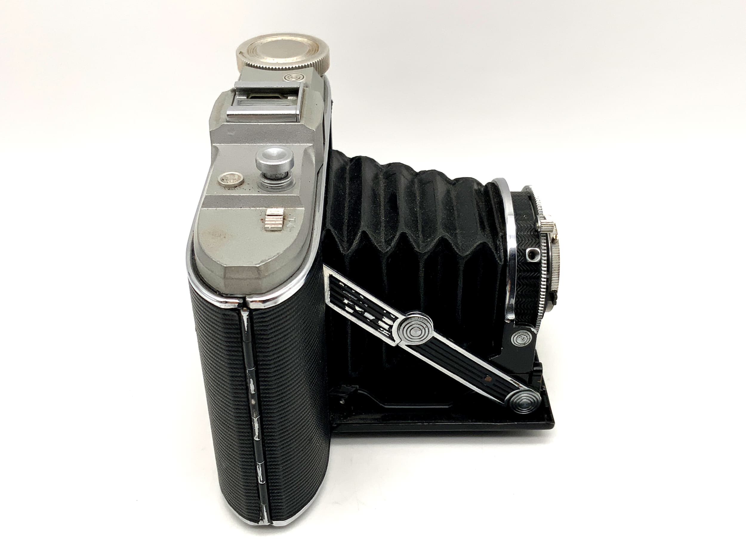 Agfa Isolette Klappkamera mit Solinar 1:4,5 8,5cm Compur-Rapid Analogkamera
