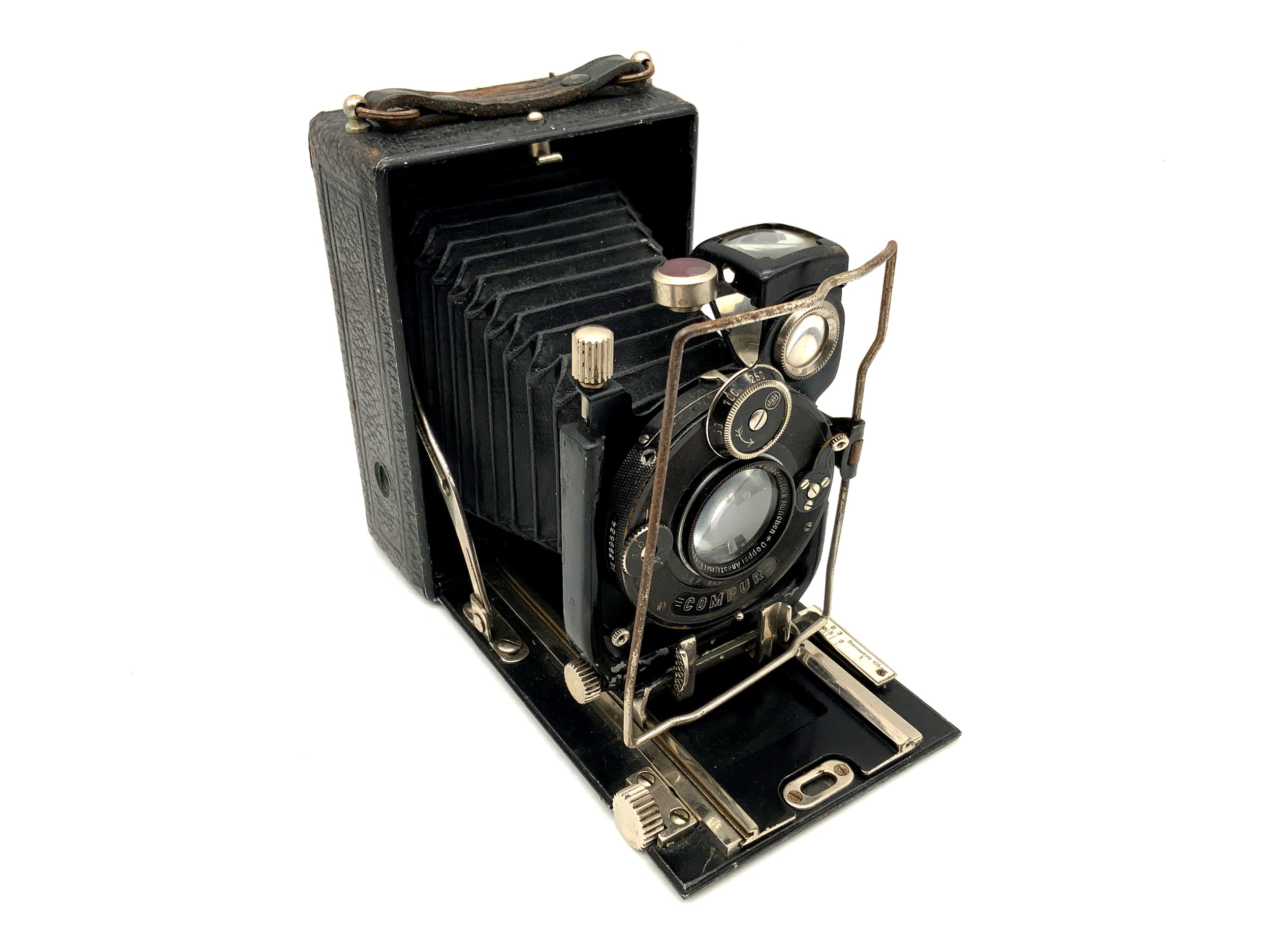 Plattenkamera mit G. Roenstock München Doppel Anastigmat Eurynar 1:4,5 10,5cm