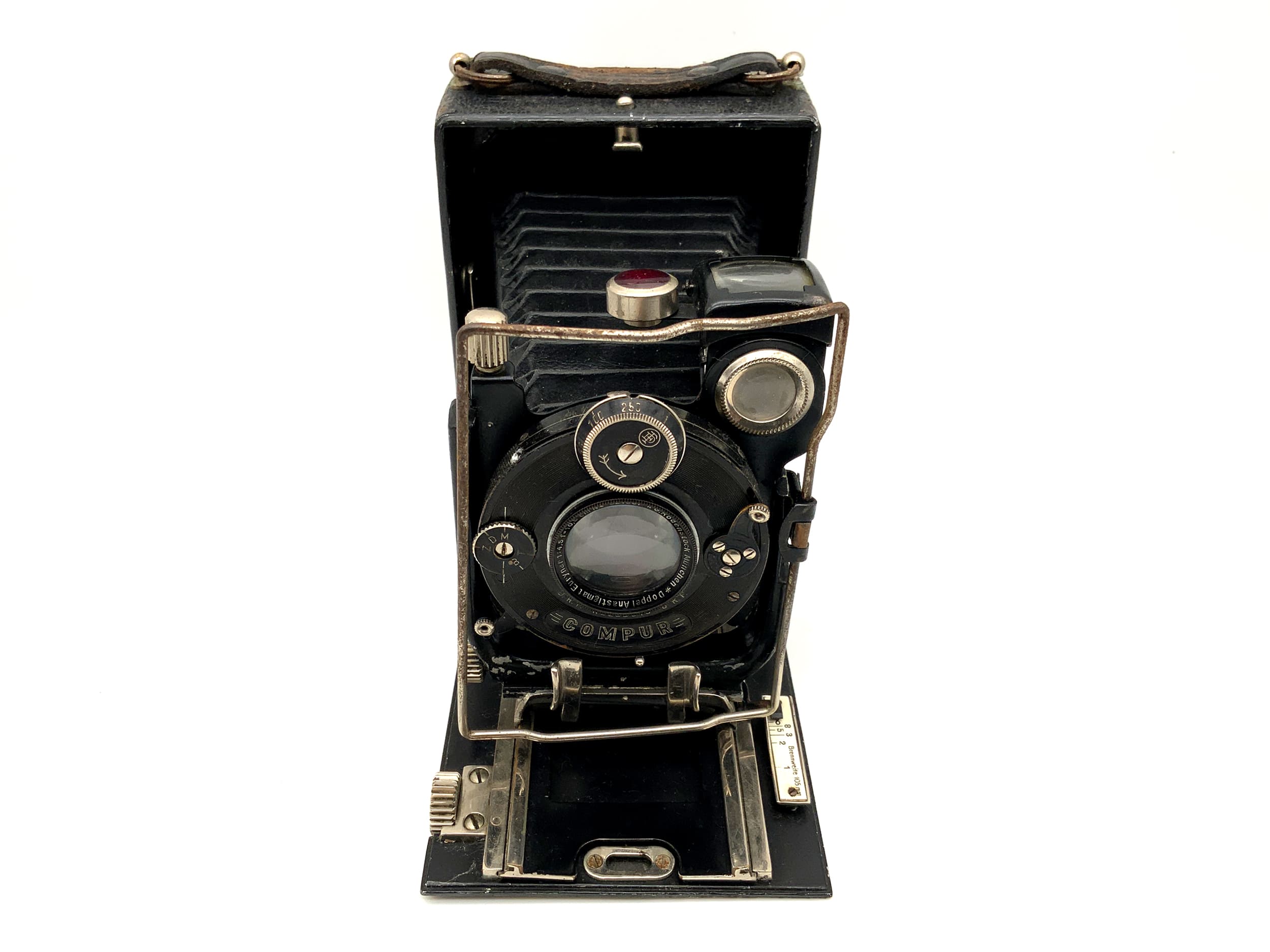 Plattenkamera mit G. Roenstock München Doppel Anastigmat Eurynar 1:4,5 10,5cm