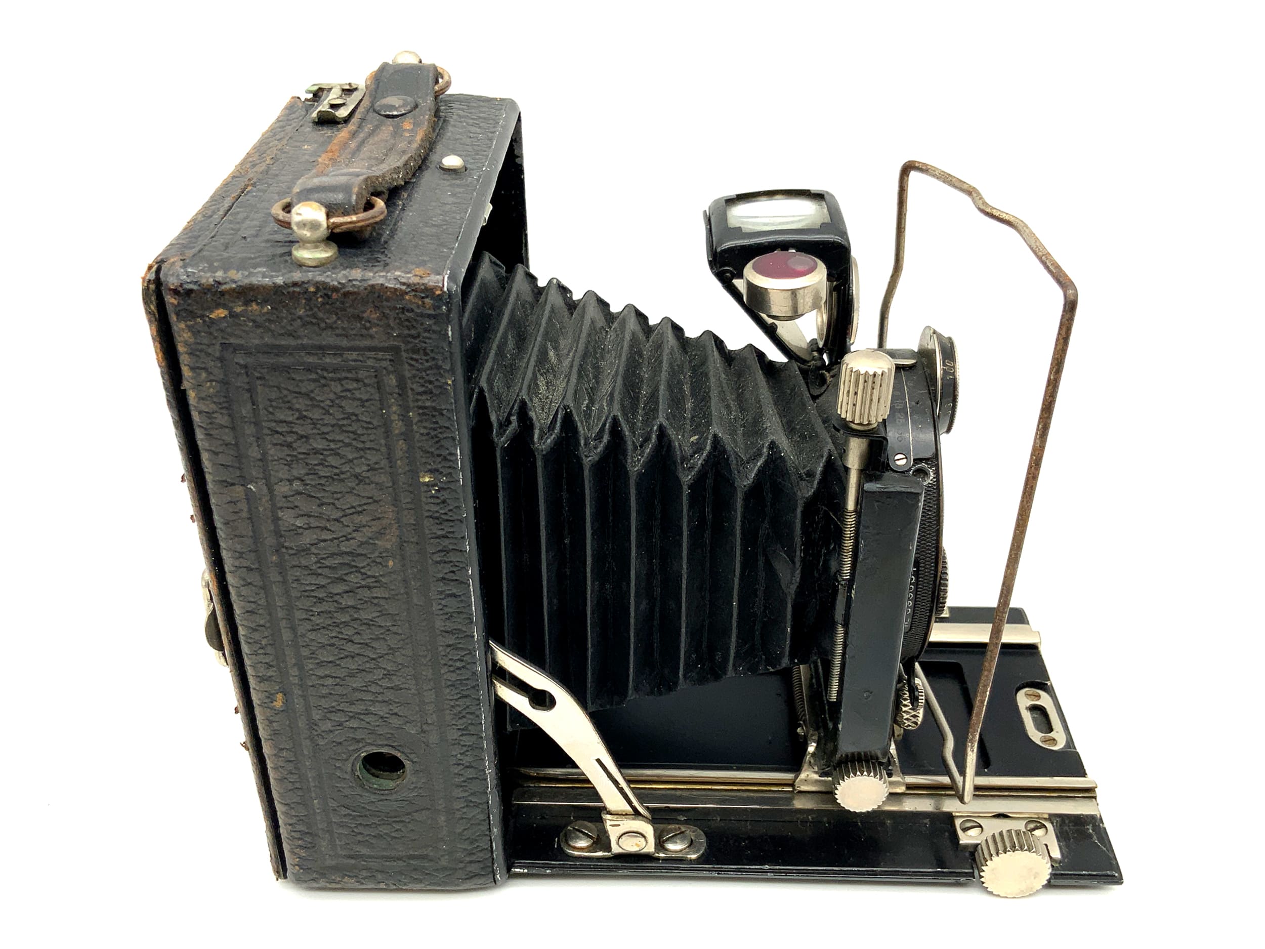 Plattenkamera mit G. Roenstock München Doppel Anastigmat Eurynar 1:4,5 10,5cm