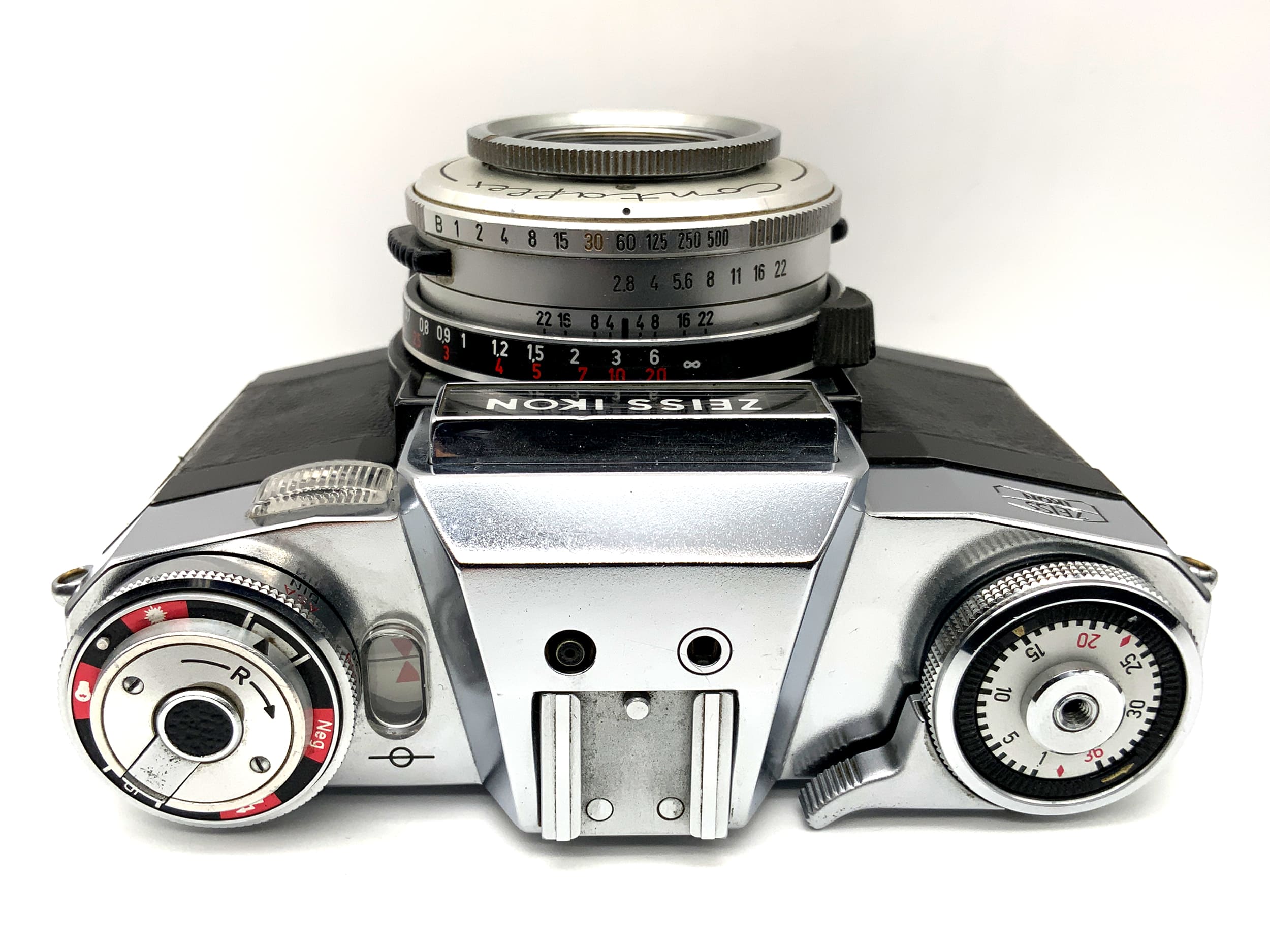 Zeiss Ikon Contaflex 35mm SLR analog mit Tessar 2.8/50 Synchro Compur-X Body