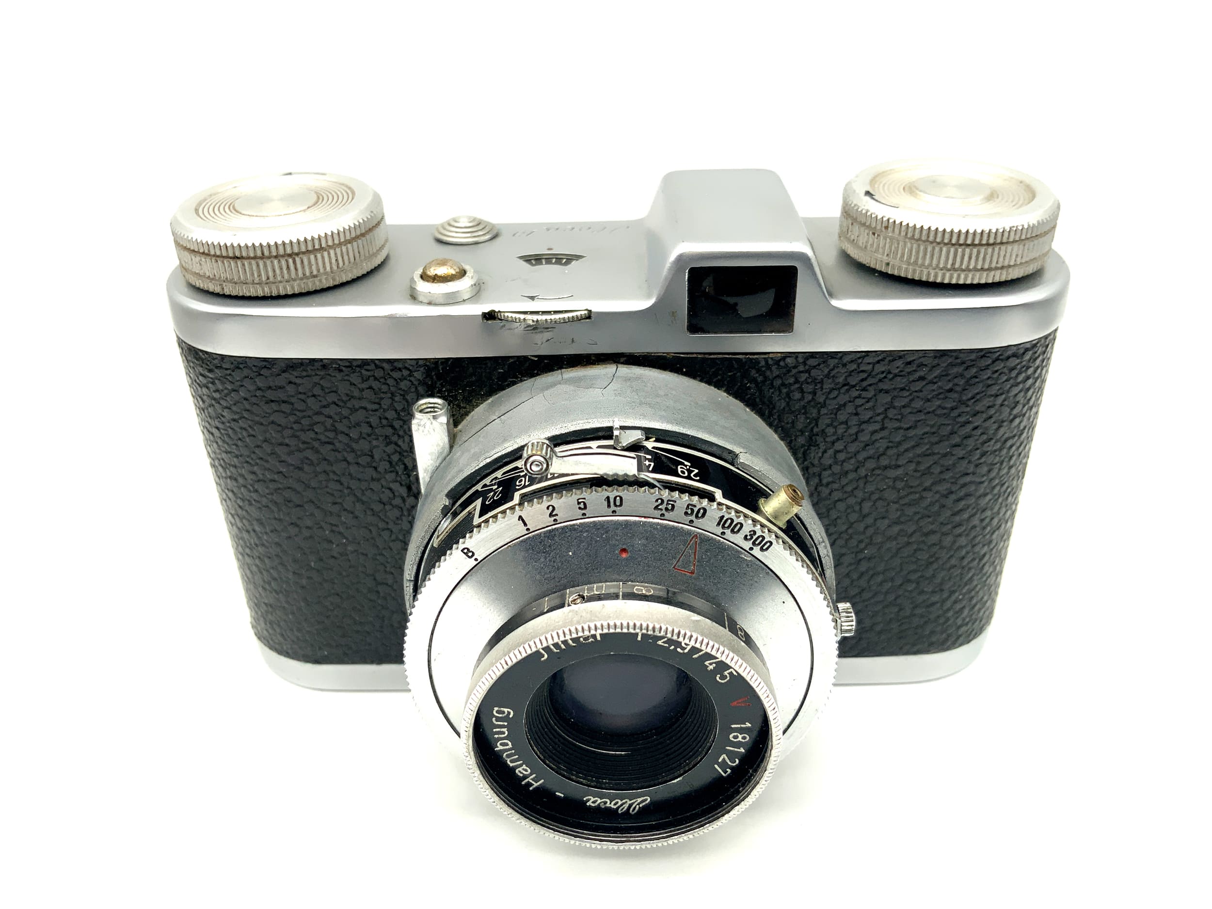 Iloca Ia Sucherkamera mit Jlitar 45mm 1:2,9 Kompaktkamera Analogkamera