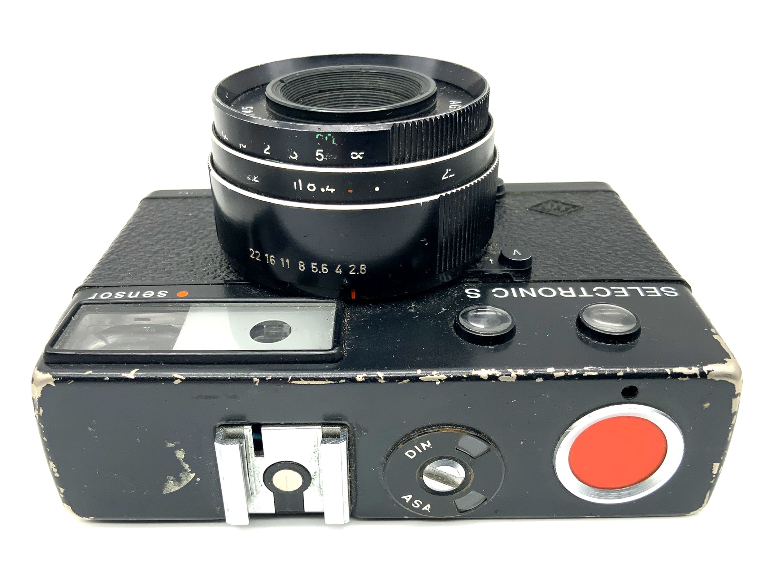 Agfa Selectronic S Sucherkamera mit Color-Solinar 1:2,8 45mm Sensor Analogkamera