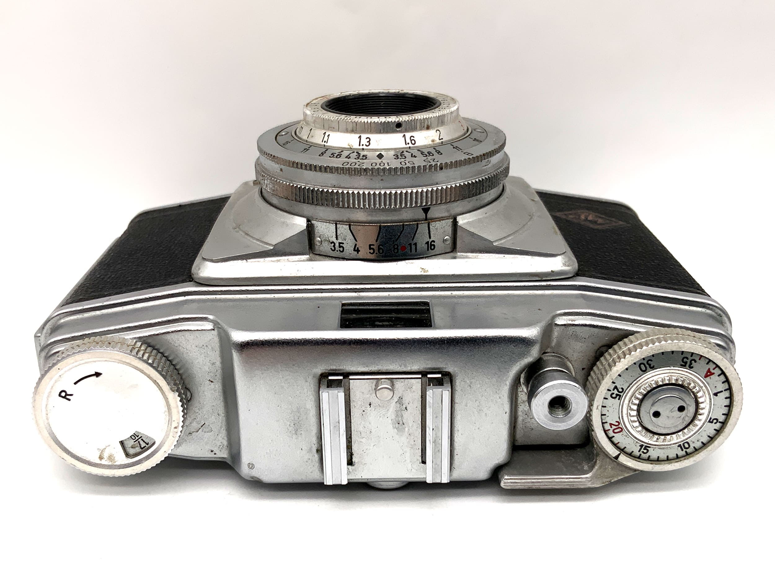 Agfa Silette Sucherkamera mit Schneider Kreuznach Radionar 1:3,5 45mm Pronto