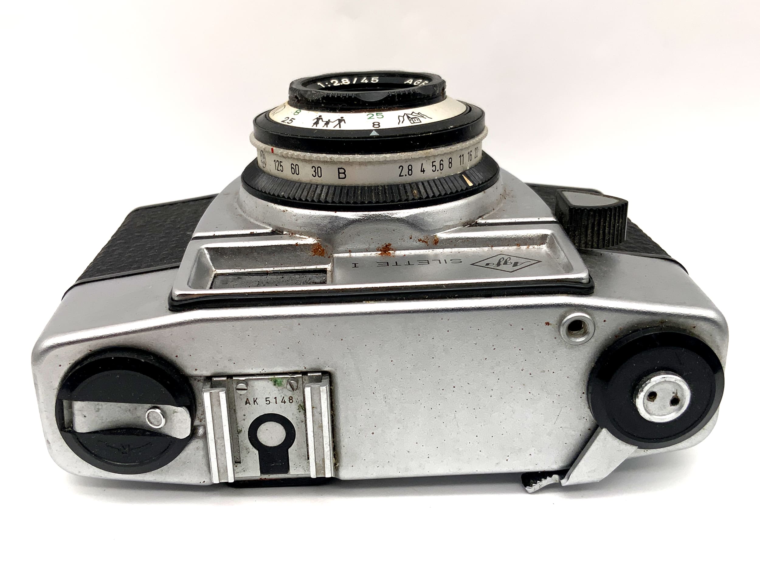 Agfa Silette I Sucherkamera mit Color Agnar 1:2,8 45mm Prontor 125 Analogkamera