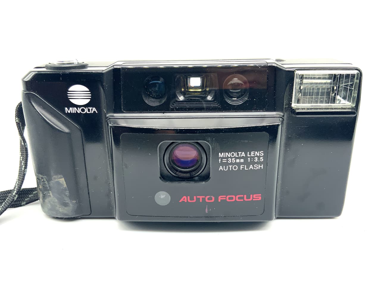 Minolta AF-E Point&Shoot mit 3.5/35mm Auto Flash Kompaktkamera Analogkamera