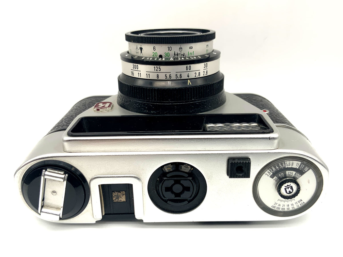 King KG Regula Sprinty CC 300 viewfinder camera with Color Isconar 1:2.8/45 Rectamat