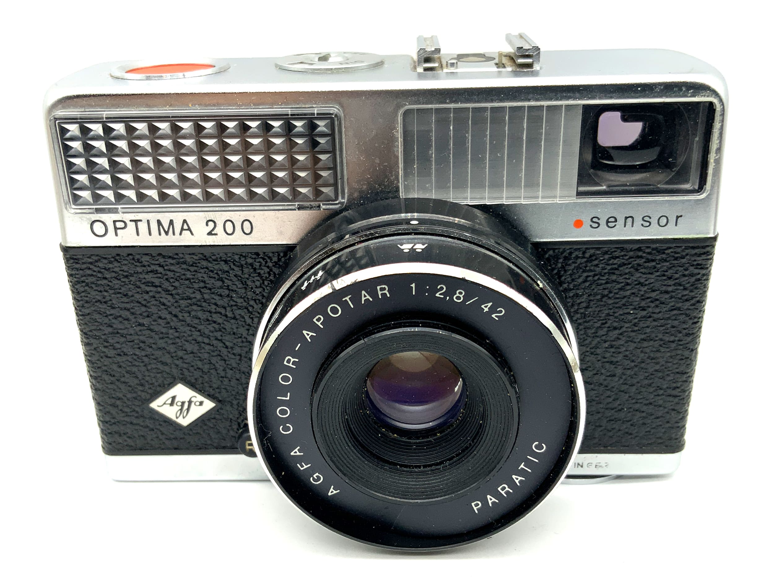 Agfa Optima 200 Sucherkamera mit Color-Apotar 1:2,8 42mm Paramatic Analogkamera
