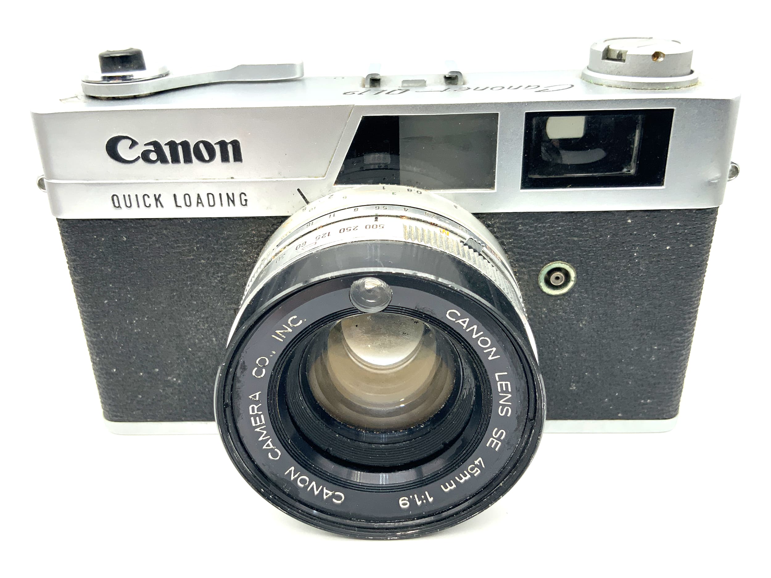 Canon Canonet QL19 Messsucherkamera mit SE 45mm 1:1.9 Analogkamera