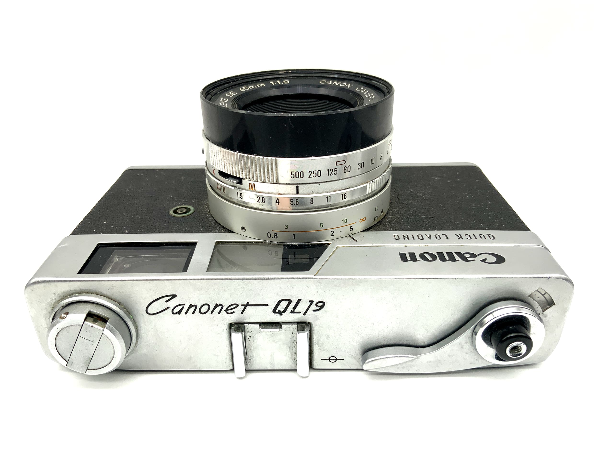 Canon Canonet QL19 Messsucherkamera mit SE 45mm 1:1.9 Analogkamera