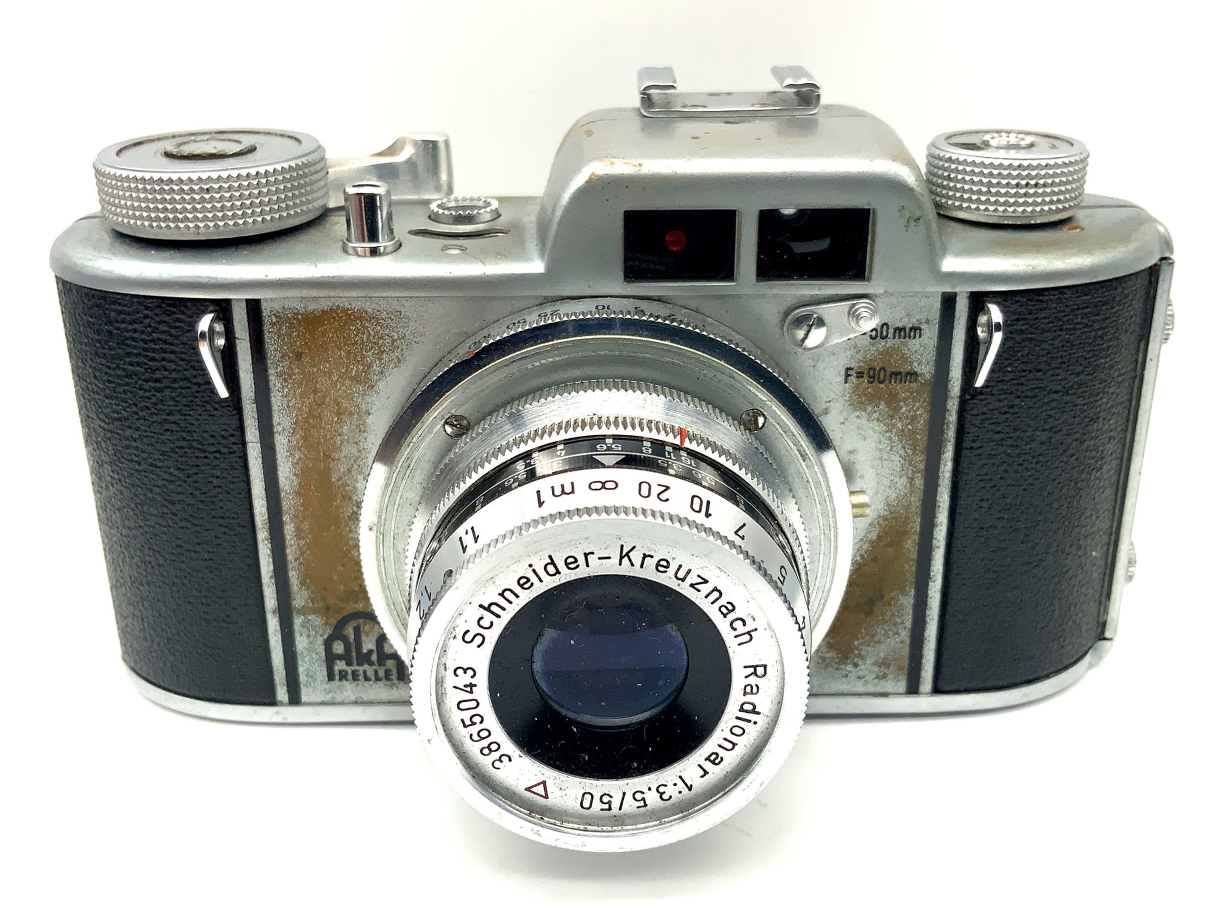 AkA Relle Sucherkamera mit Radionar 1:3.5/50 Akarelle Kompaktkamera Analogkamera