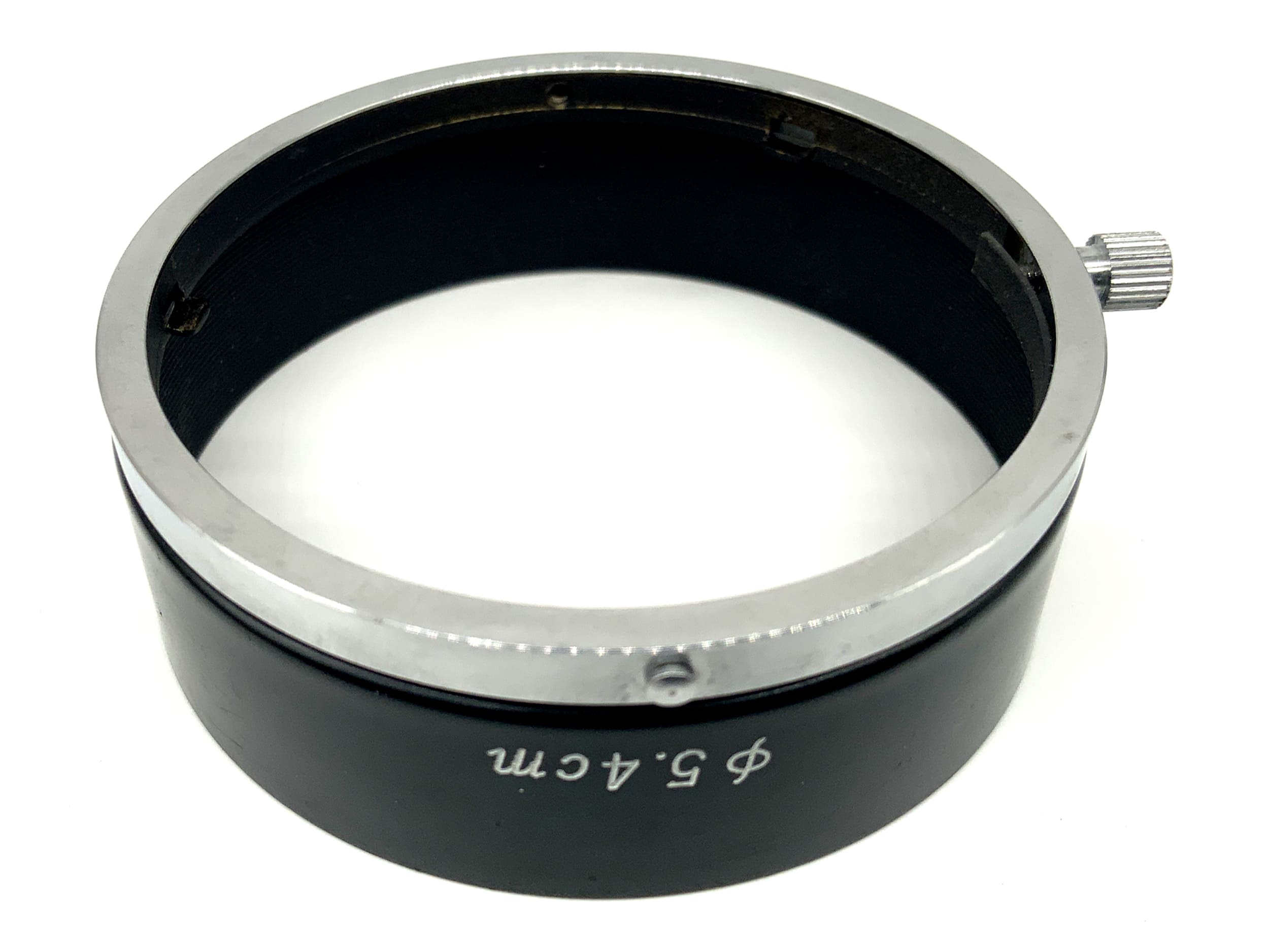 Petri 5.4cm Gegenlichtblende 54mm Metall metal Clamp On lenshood Sonnenblende
