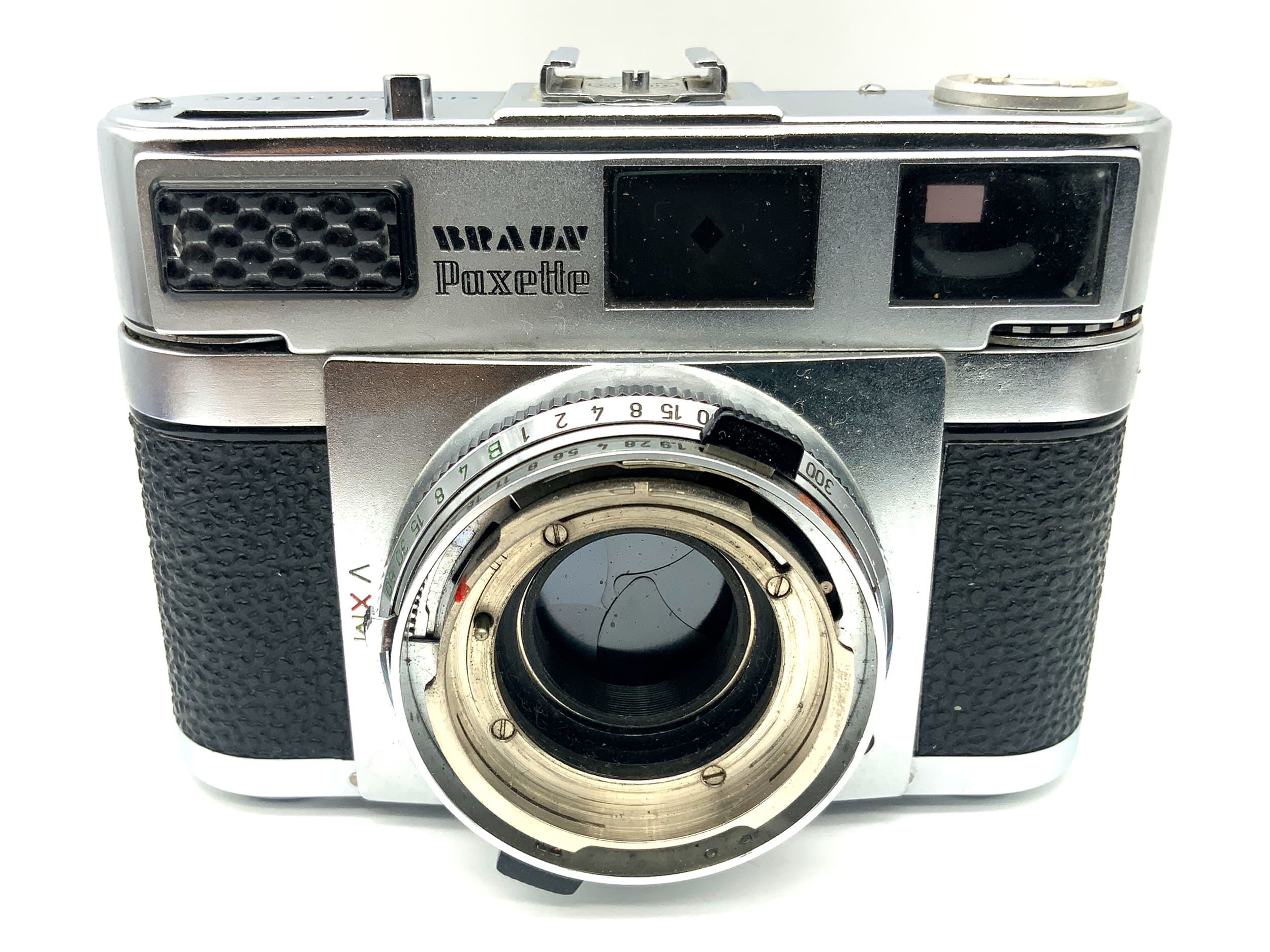 Braun Paxette automatic Super III Sucherkamera mit Prontor-SLK Analogkamera
