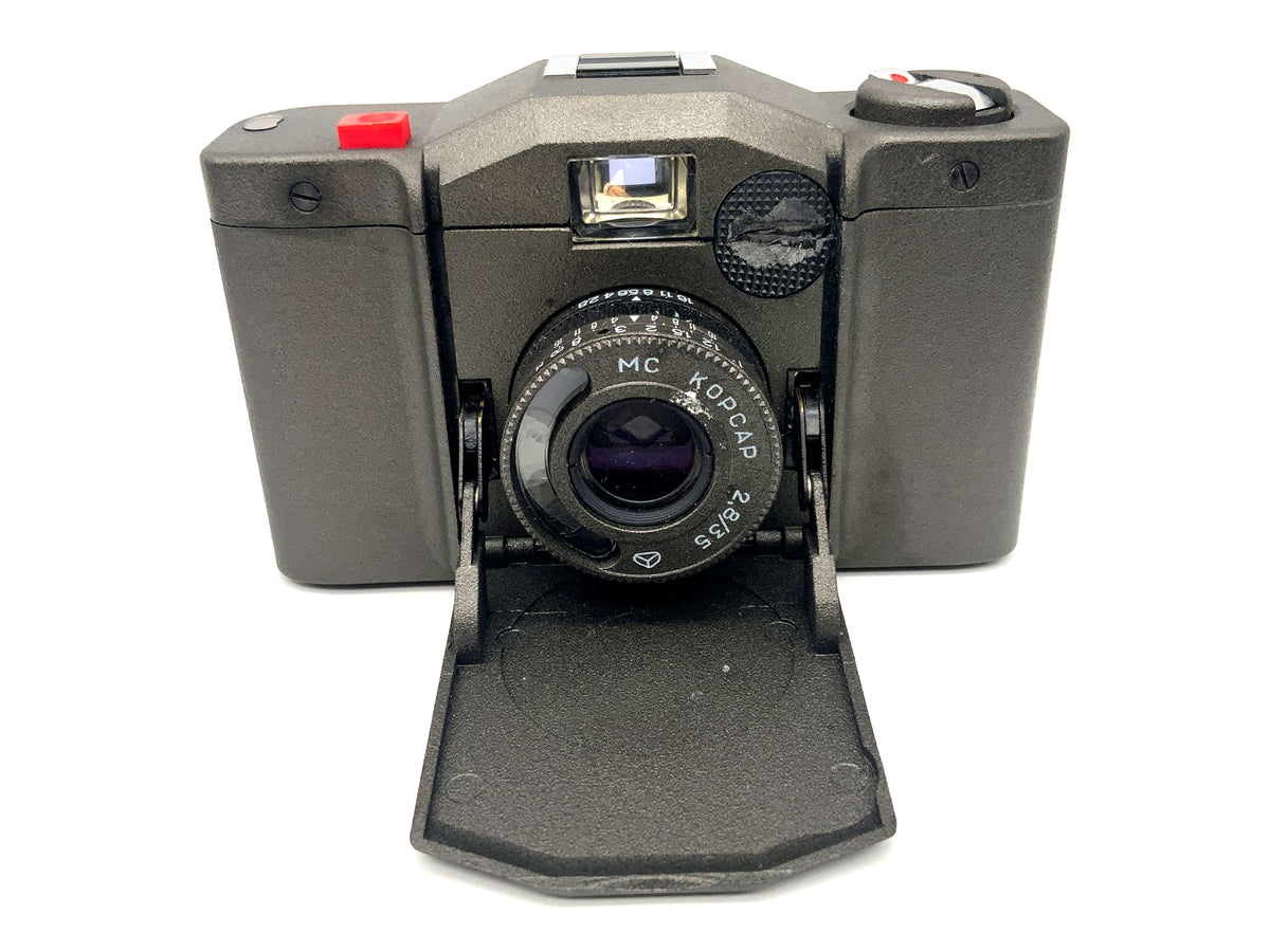 Lomo Kiev 35A viewfinder camera with MC Kopcap 35mm 1:2.8 compact camera analog camera
