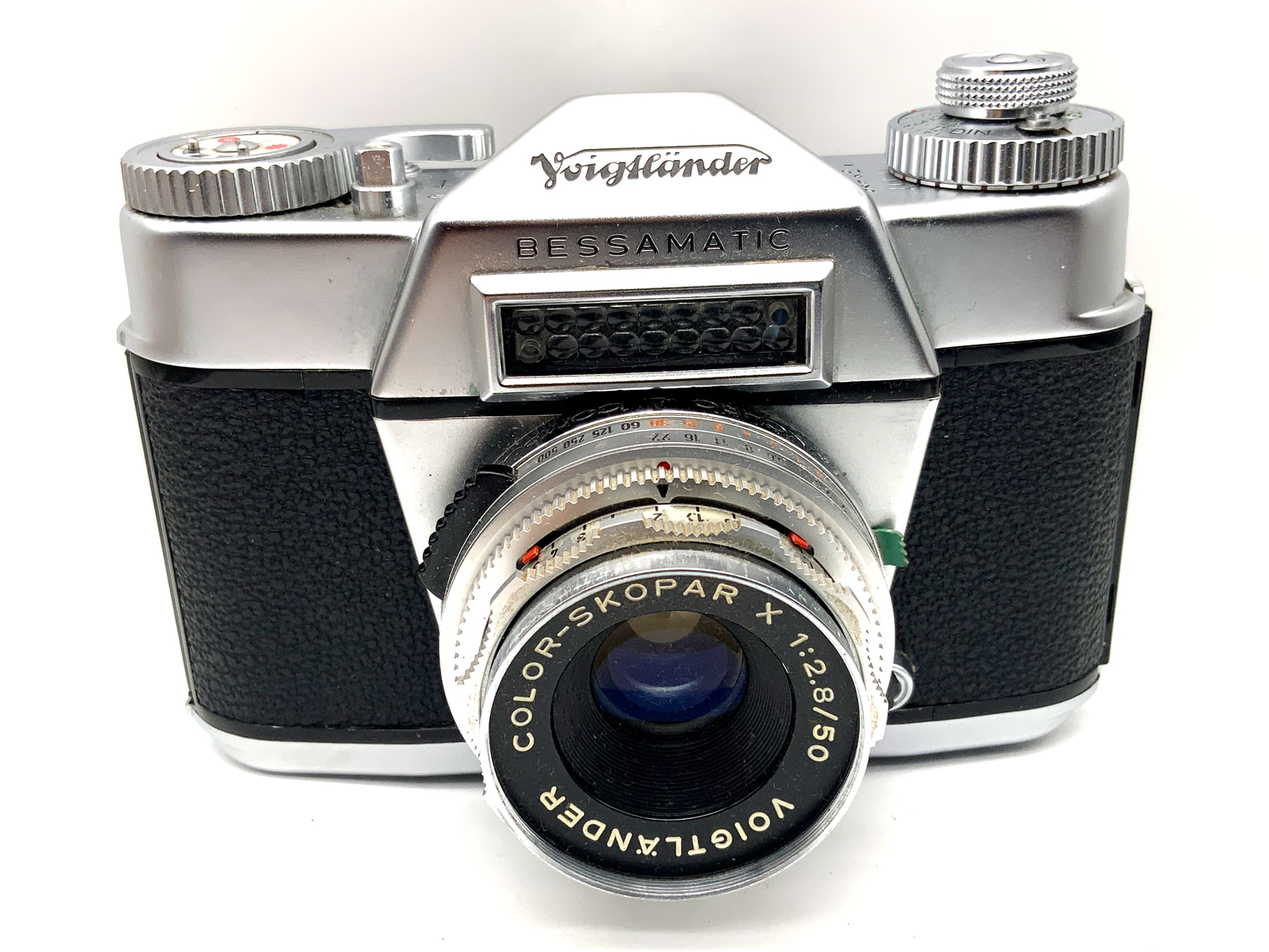 Voigtländer Bessamatic 35mm SLR mit Color Skopar X Synchro Compur 1:2.8 50mm