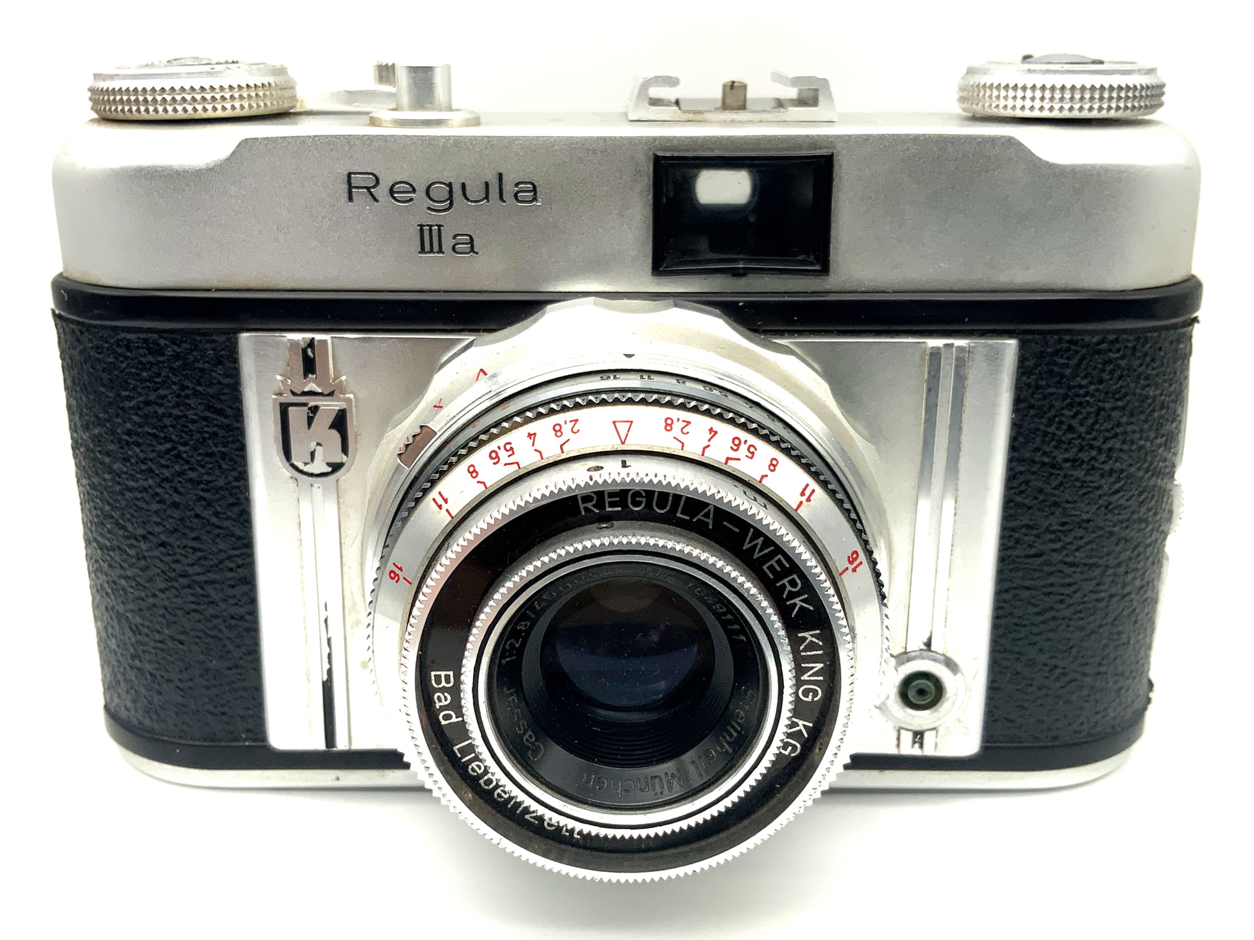 King KG Regula IIIa Sucherkamera mit Steinheil Cassar 1:2.8/45mm Prontor-SVS