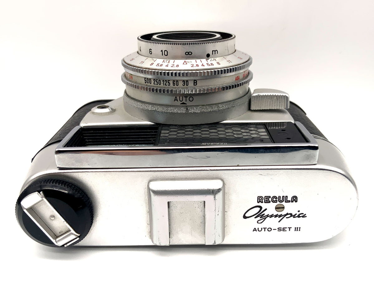 King KG Regula Olympia Auto-Set III avec Color Isconar 1:2.8/45 Prontor-Matic