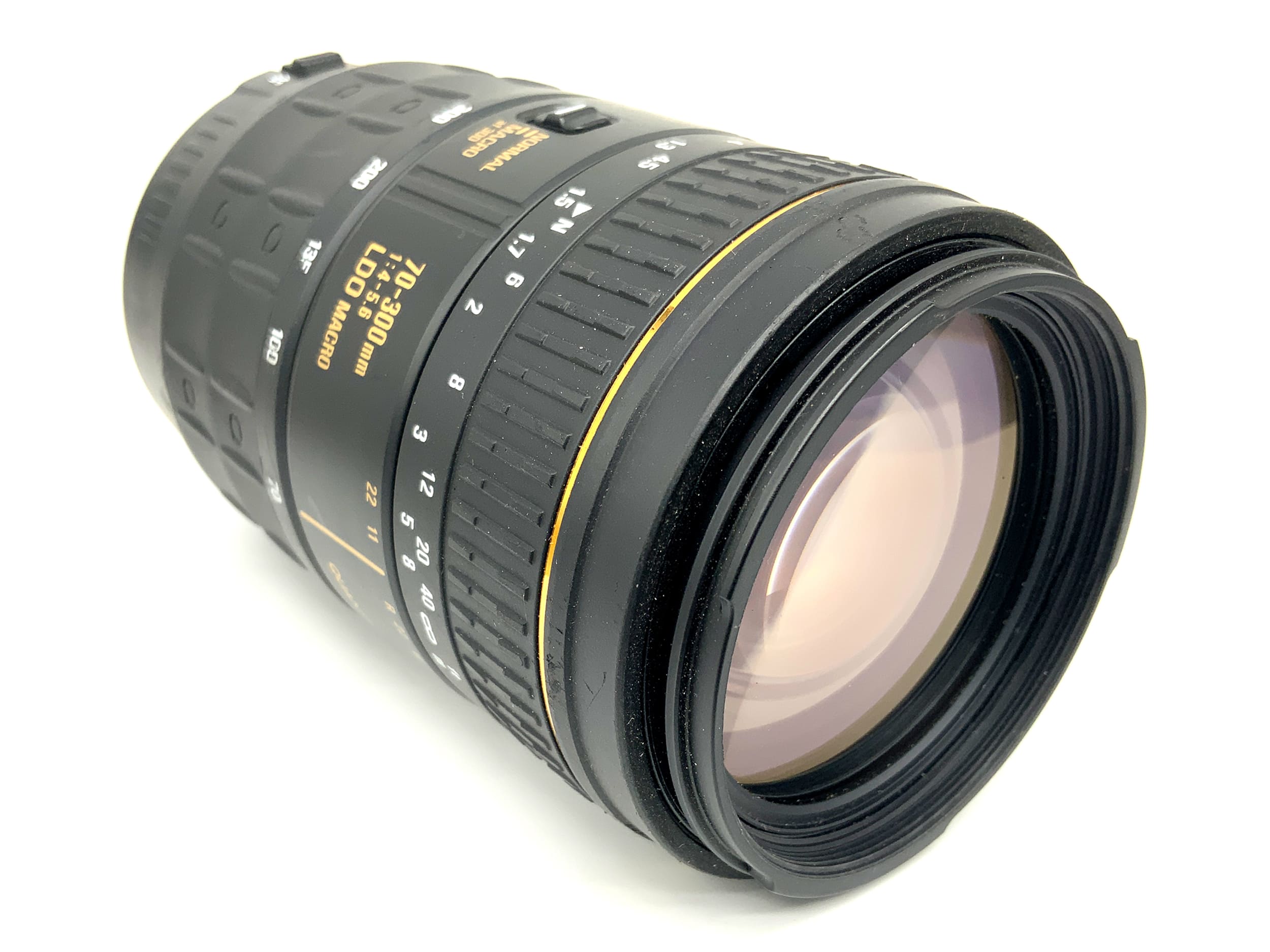 Quantaray Tech-10 LDO Macro 70-300mm 1:4-5.6 Zoomobjektiv (Canon EF) Nebel!