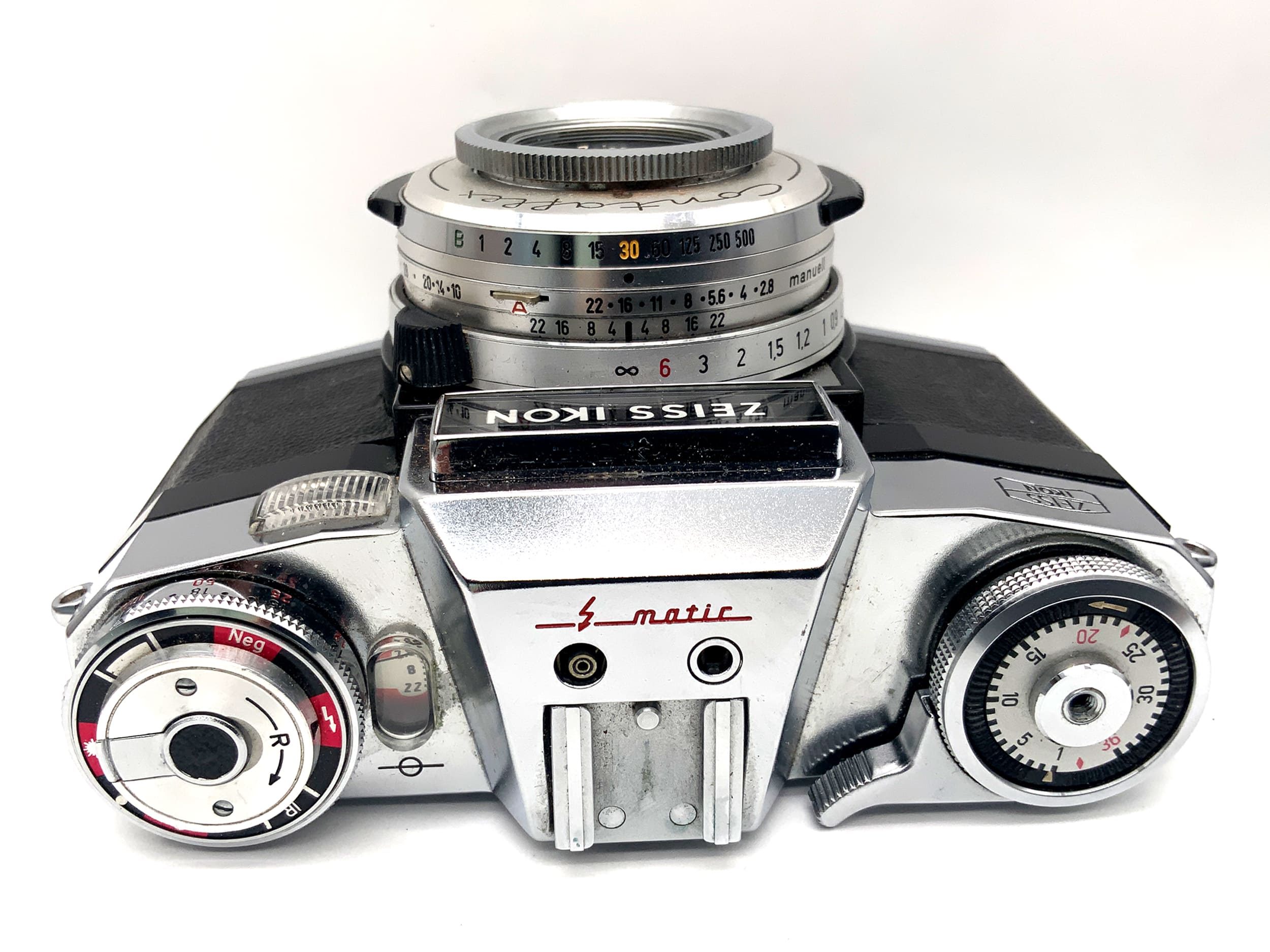 Zeiss Ikon Contaflex SLR Synchro-Compur 35mm SLR analog Body (Tessar 2.8/50mm)