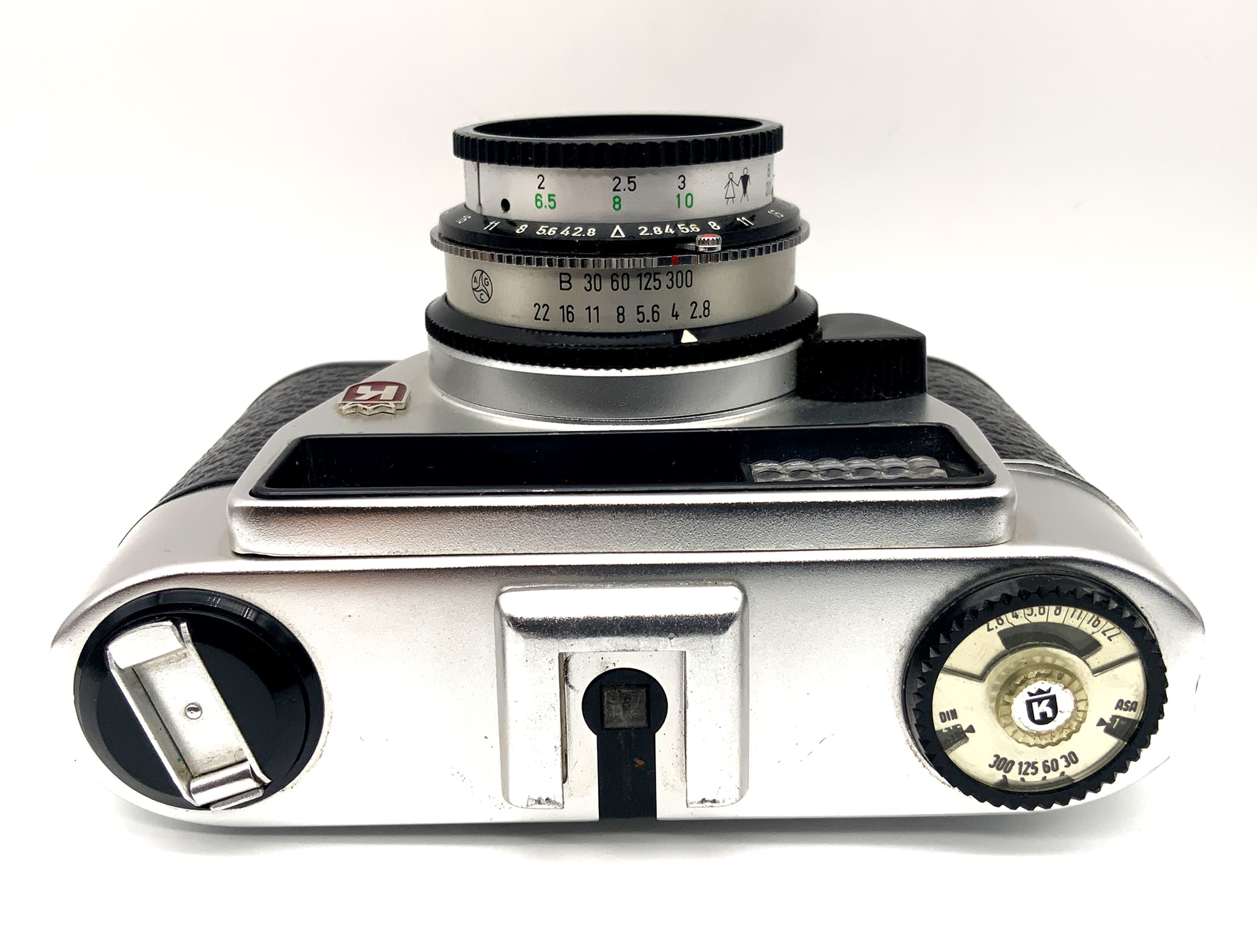 King KG Regulette Sucherkamera mit Steinheil Cassar 1:2.8/45 Prontor 300 S