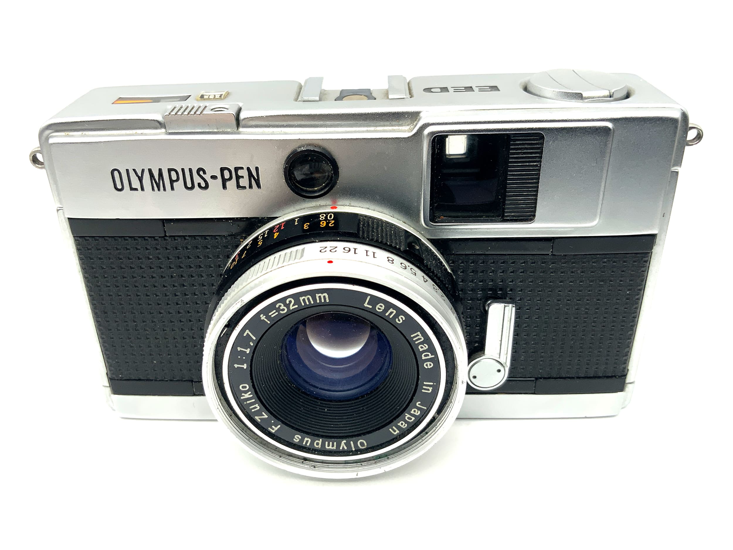 Olympus PEN EED Sucherkamera mit F.Zuiko 32mm 1:1.7 Halbformatkamera