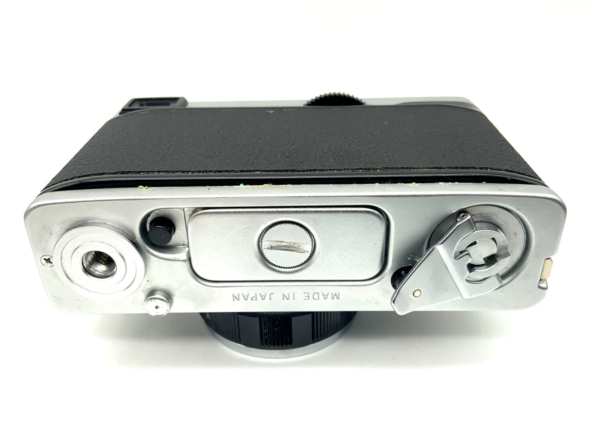 Olympus 35 ECR viewfinder camera with E.Zuiko 42mm 1:2.8 Seiko-ESF analog camera
