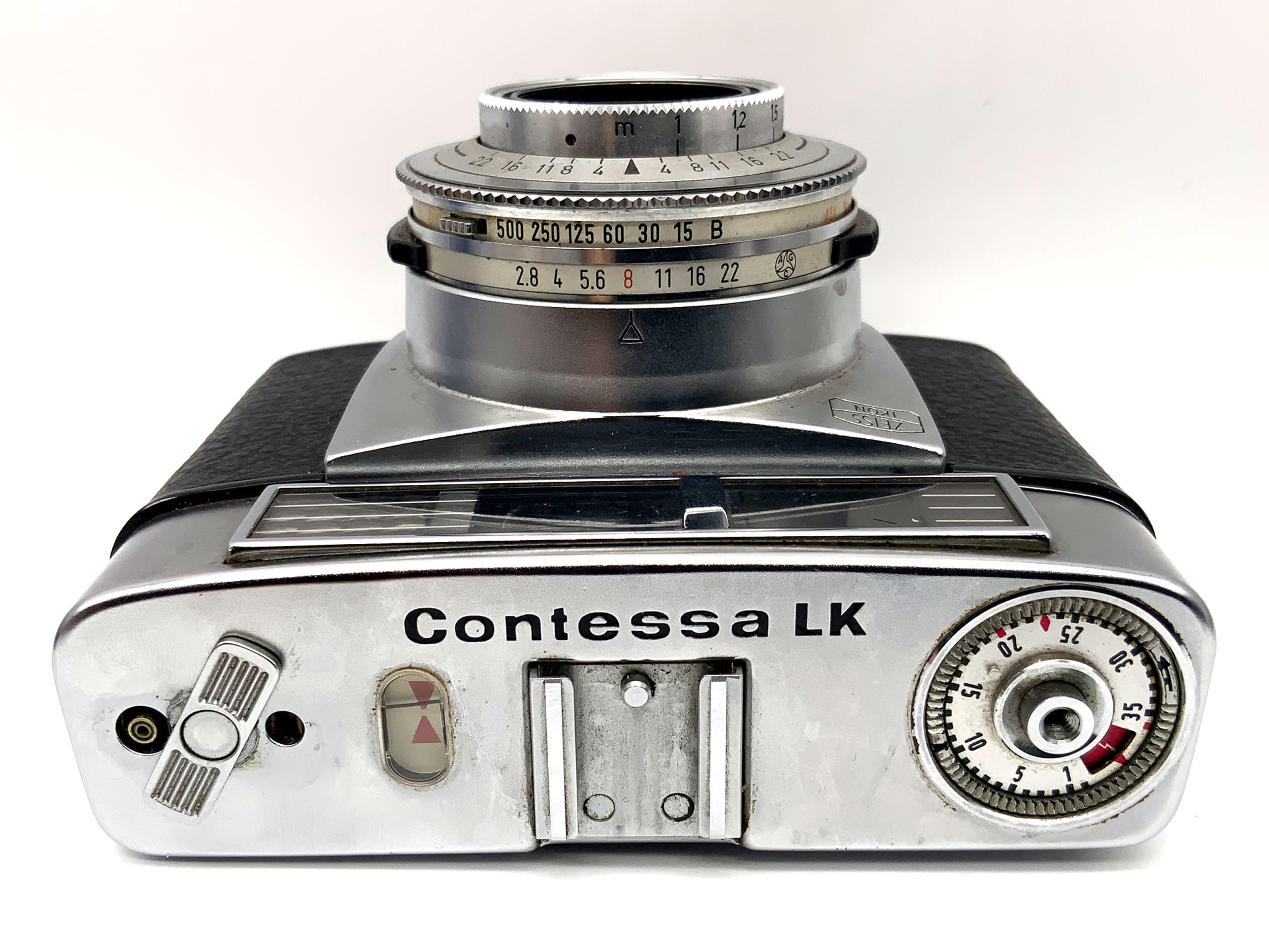 Zeiss Ikon Contessa LK Sucherkamera mit Tessar 2.8/50 Pronto-LK Analogkamera