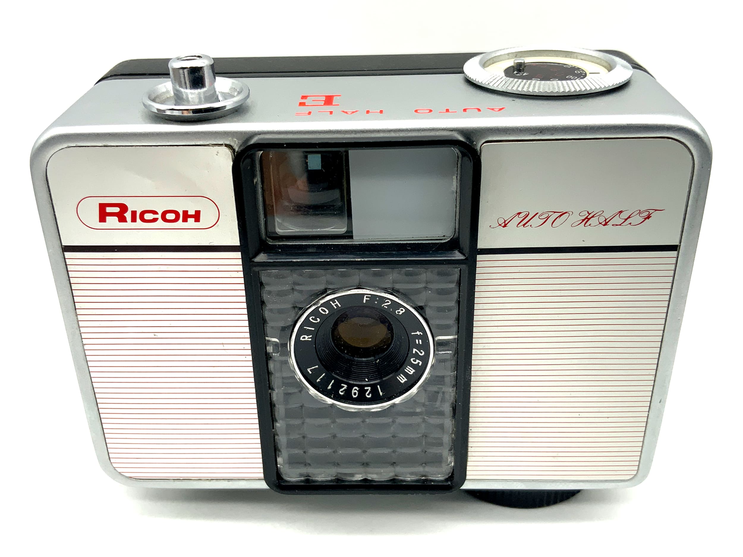 Ricoh Auto Half E Sucherkamera mit 25mm 1:2.8 Halbformatkamera Analogkamera