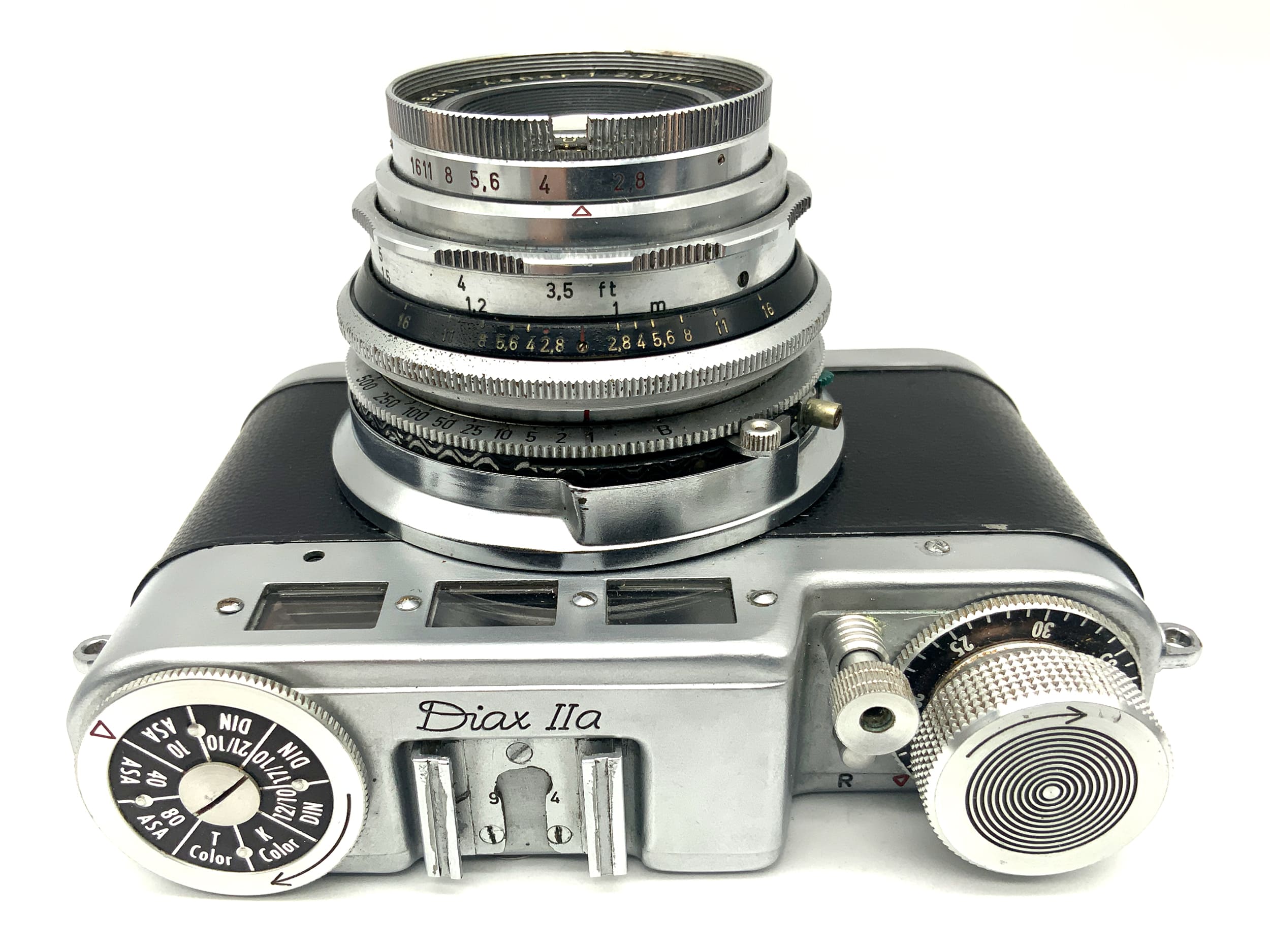 Voss Diax Iia Sucherkamera mit Xenar 50mm 1:2,8 Kompaktkamera Analogkamera