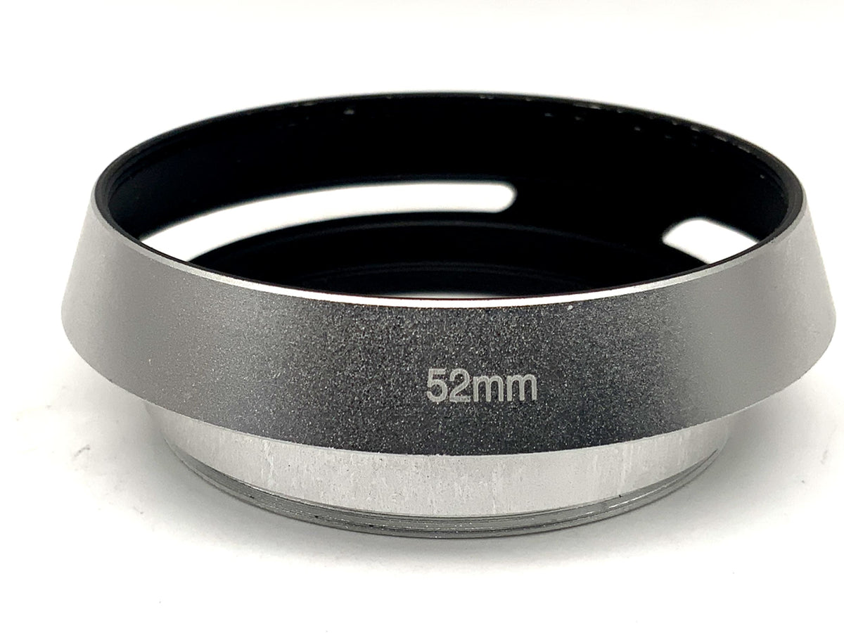 52mm Gegenlichtblende lenshood Sonnenblende silber