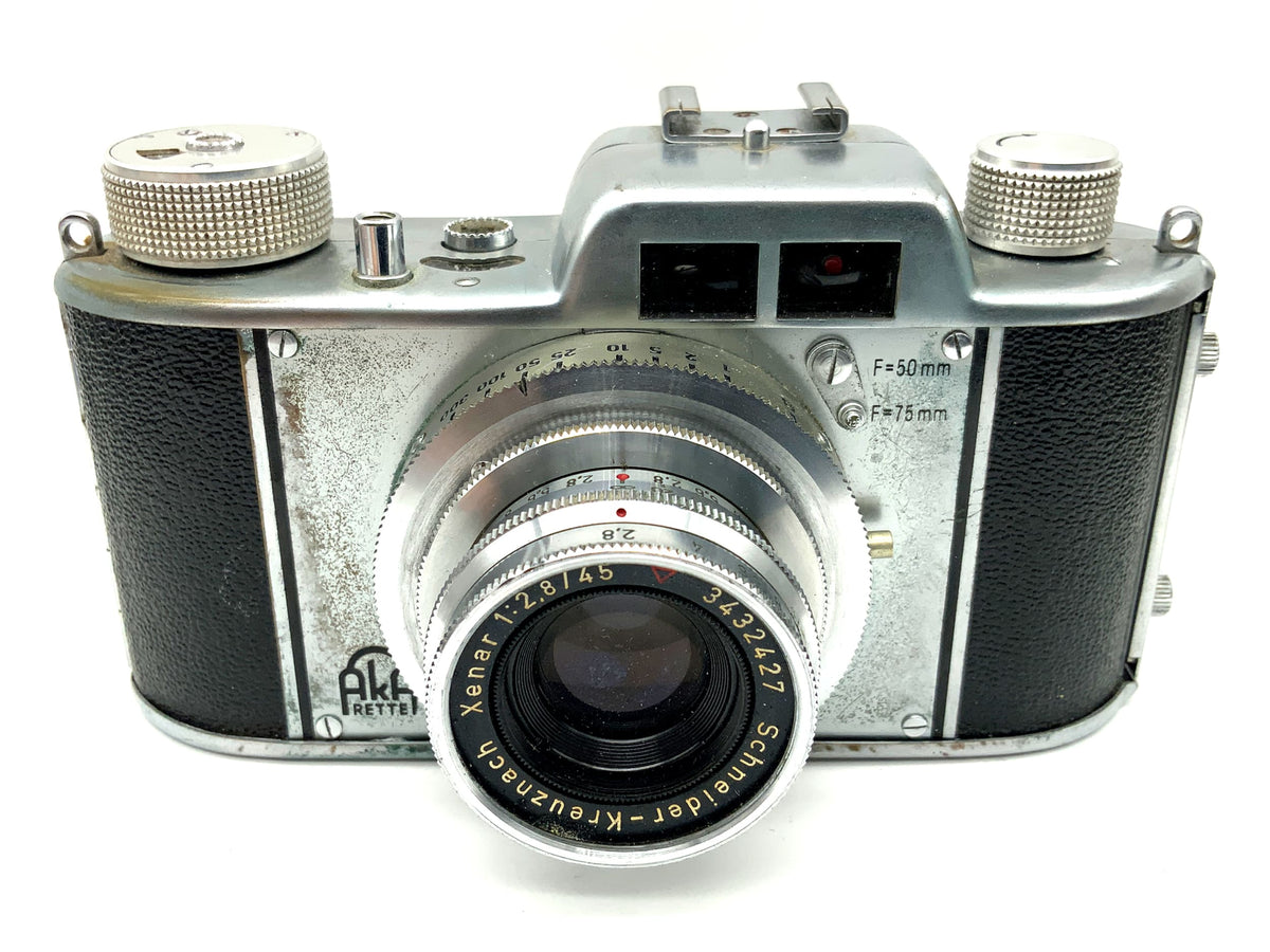 AkA Rette Sucherkamera mit Xenar 1:2.8/45 Akarette Prontor-S Analogkamera