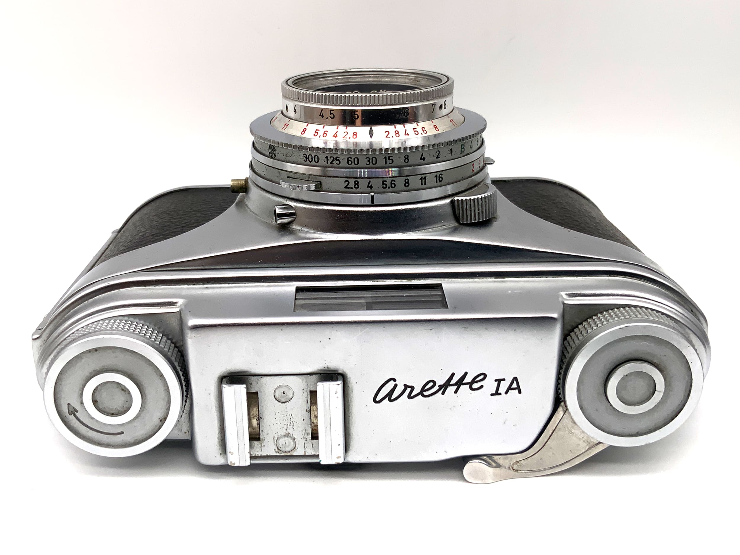 AkA Arette IA Sucherkamera mit Isconar 1:2.8/45 Prontor-SVS Analogkamera