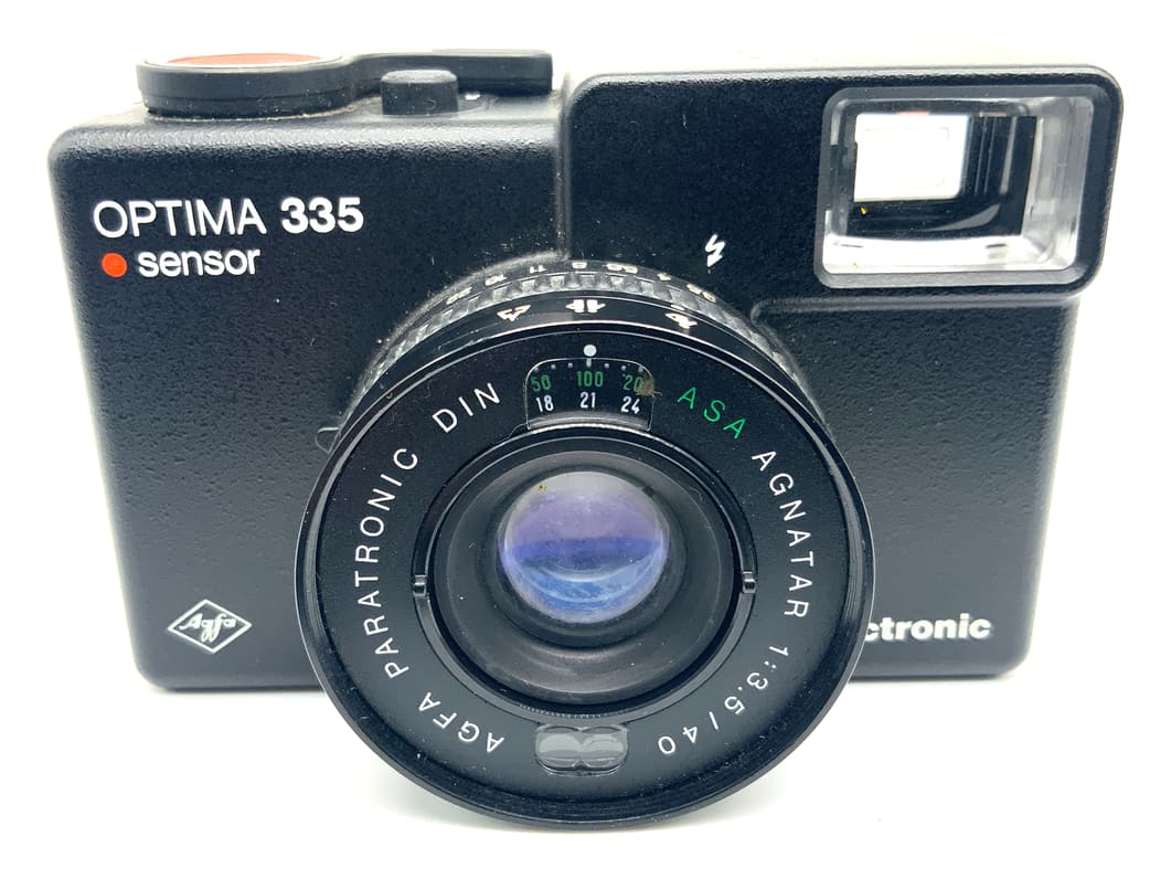 Agfa Optima 335 sensor Sucherkamera mit Agnatar 40mm 1:3.5 Analogkamera