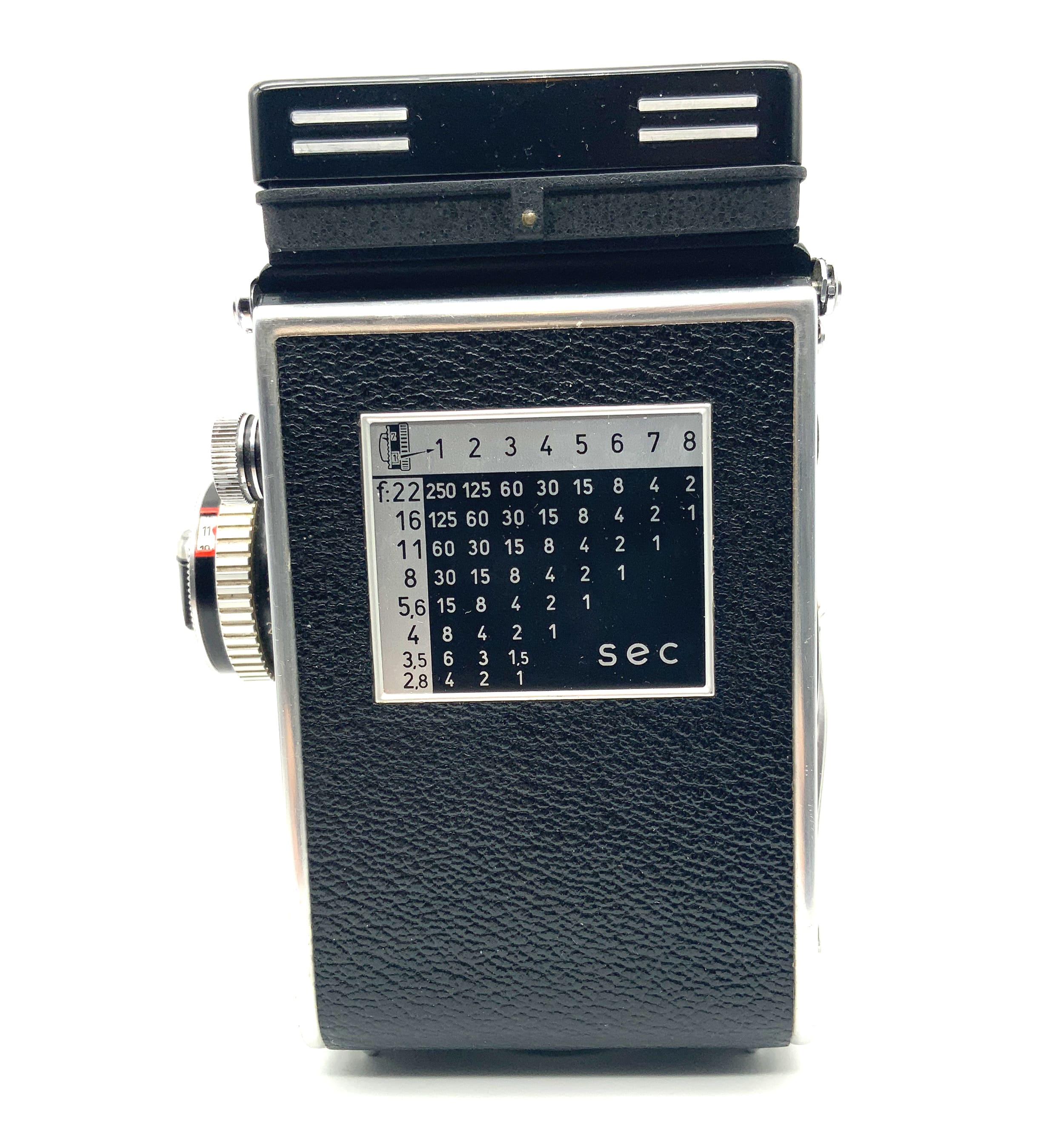 Rollei F&H Rolleiflex 2,8F TLR mit Planar 80mm 1:2.8 E2 white face zweiäugig