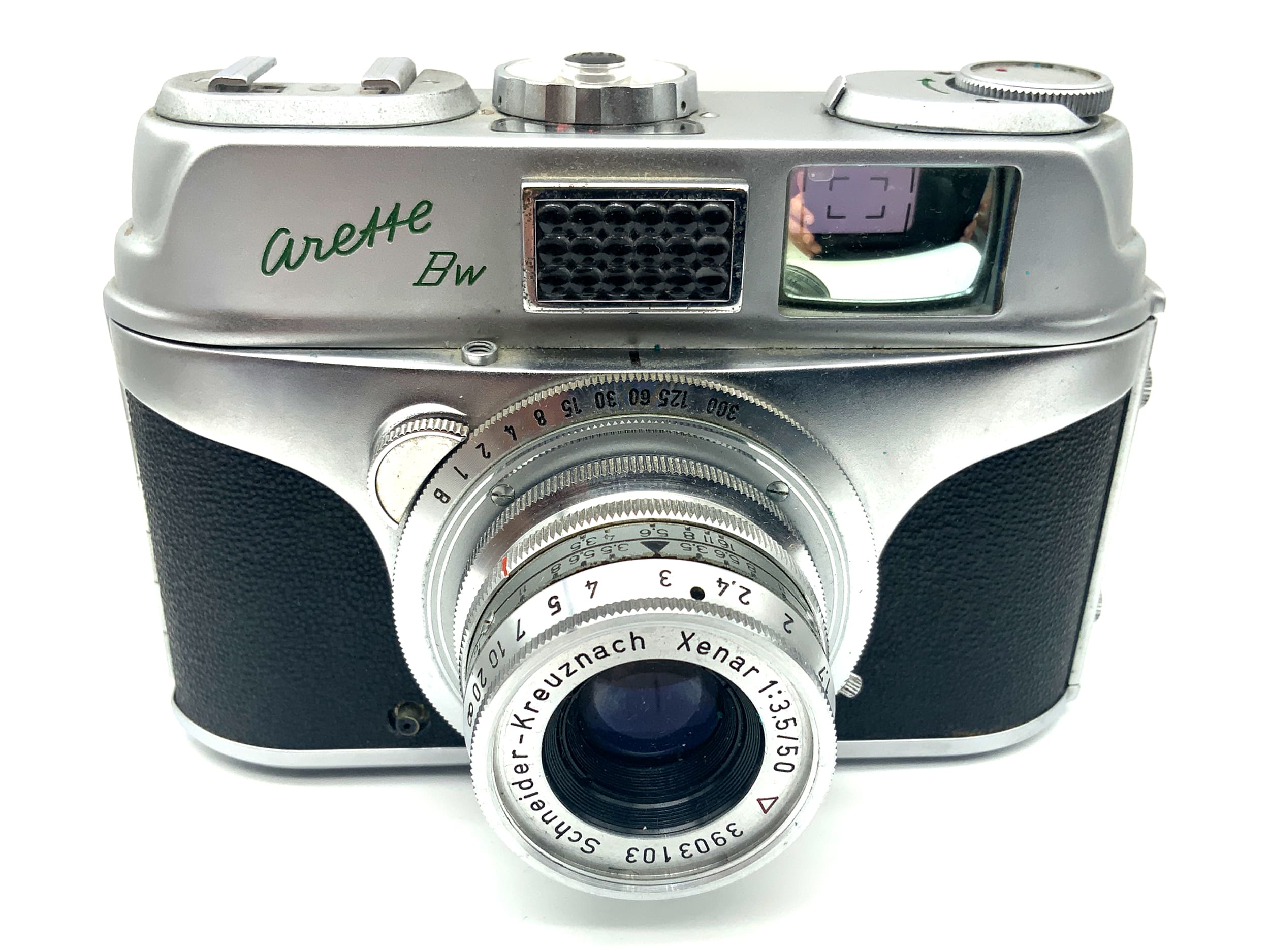 AkA Arette BW Sucherkamera mit Xenar 1:3.5/50 Prontor-SVS Analogkamera