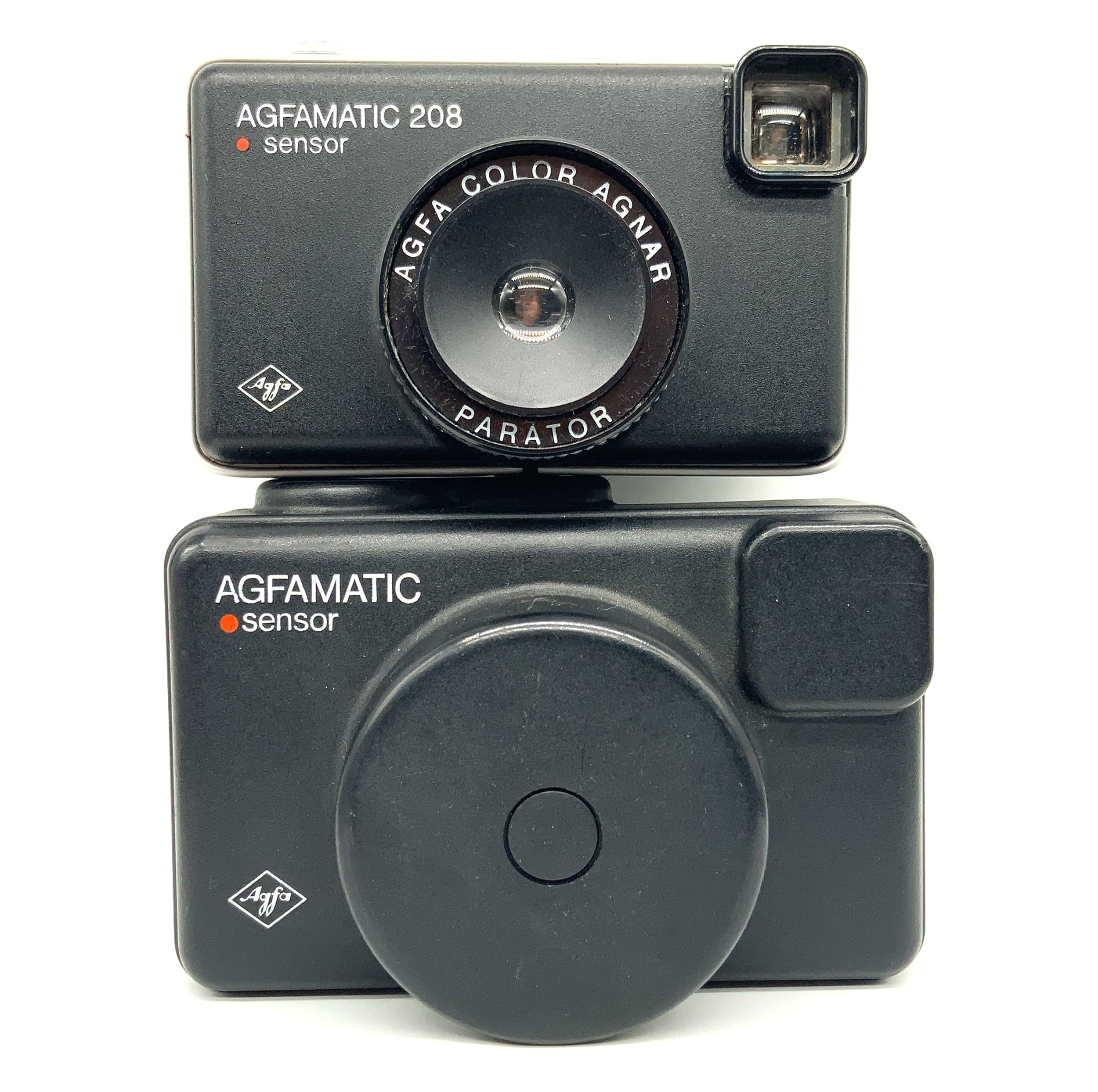 Agfa Agfamatic 208 Sensor Sucherkamera mit Color Agnar Parator mit Box