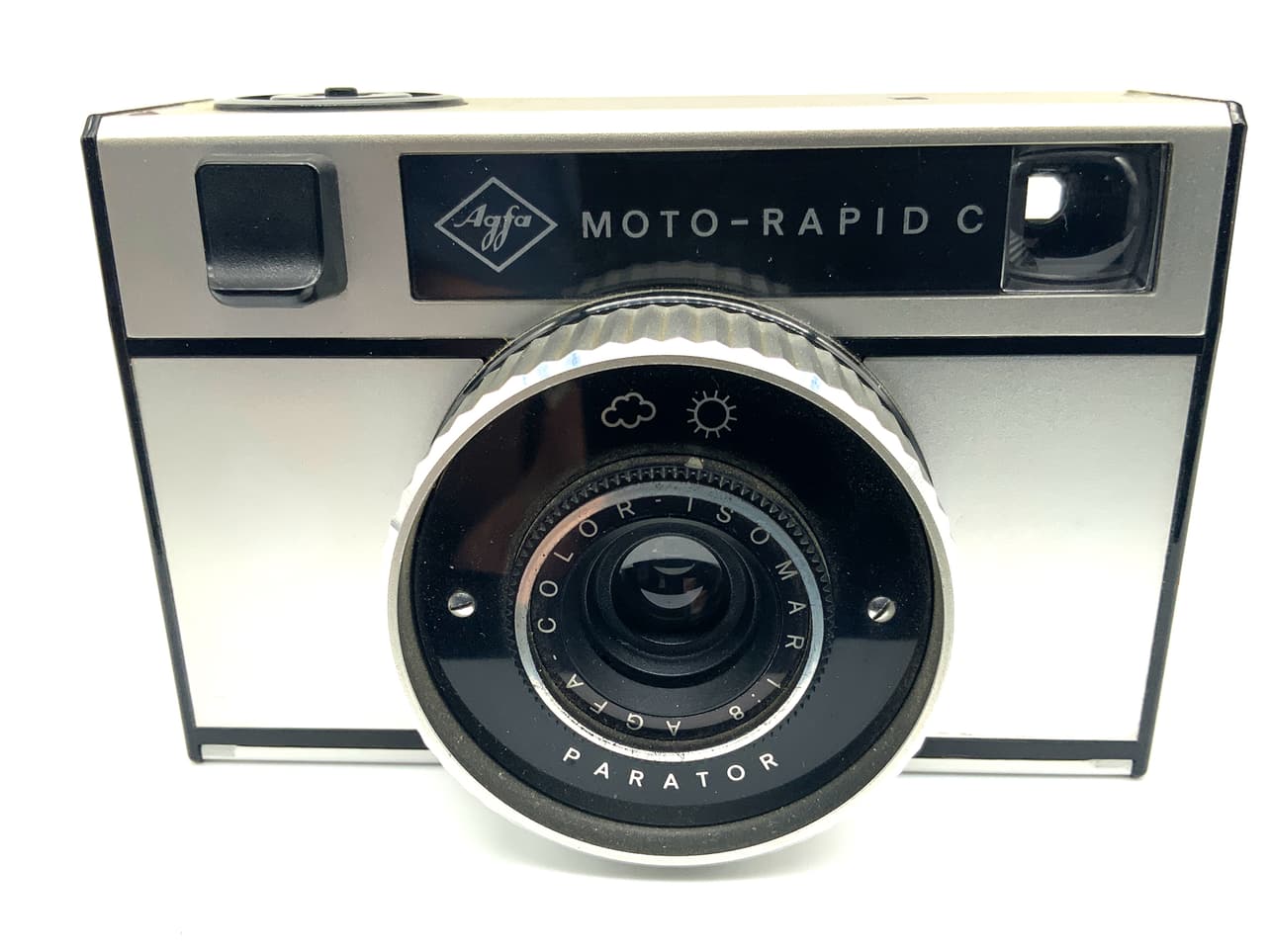 Agfa Moto-Rapid C Sucherkamera mit Color-Isomar 1:1.8 Analogkamera