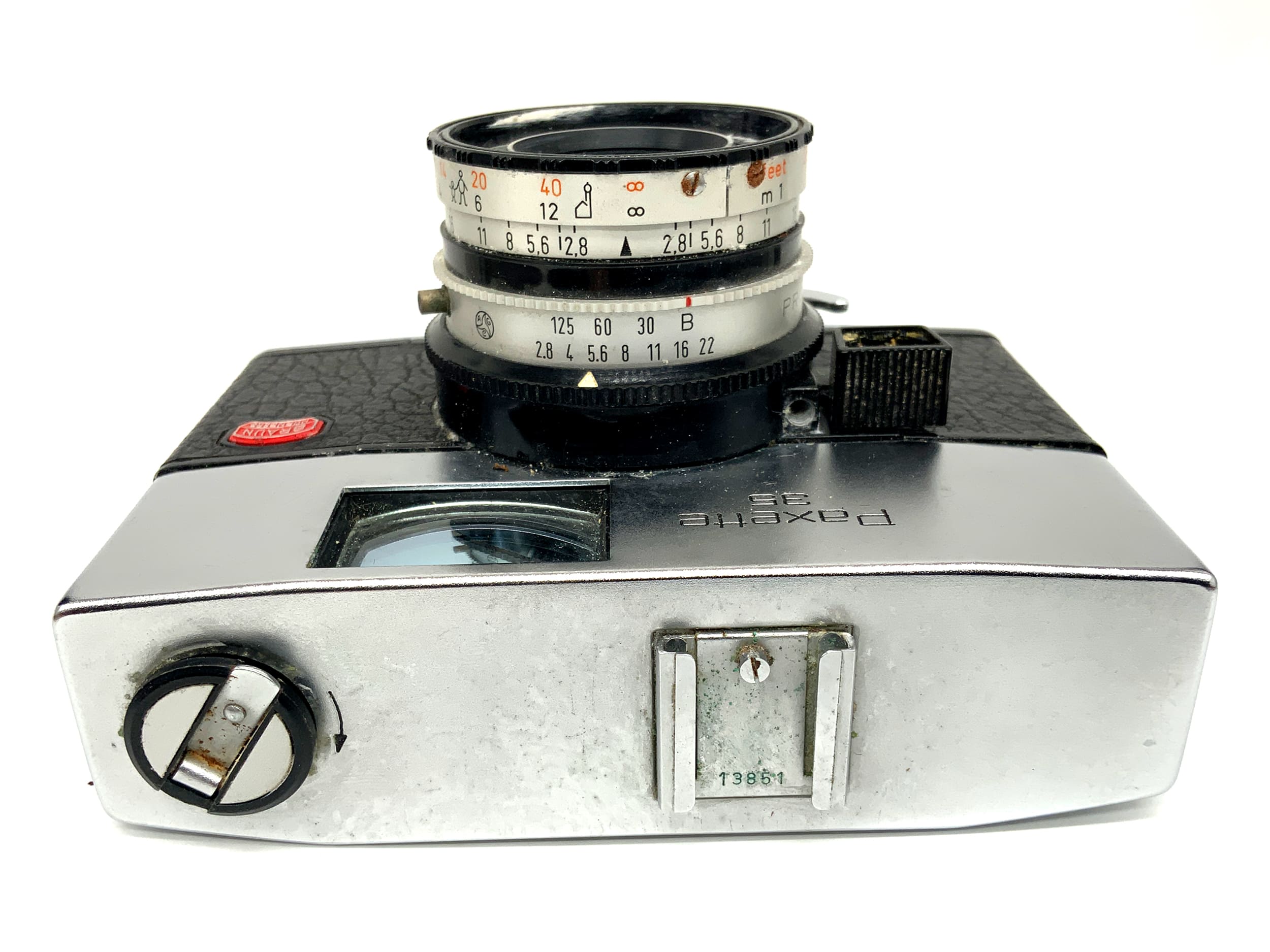 Braun Nürnberg Paxette 35 Sucherkamera mit Cassar 45mm 1:2.8 Prontor 125