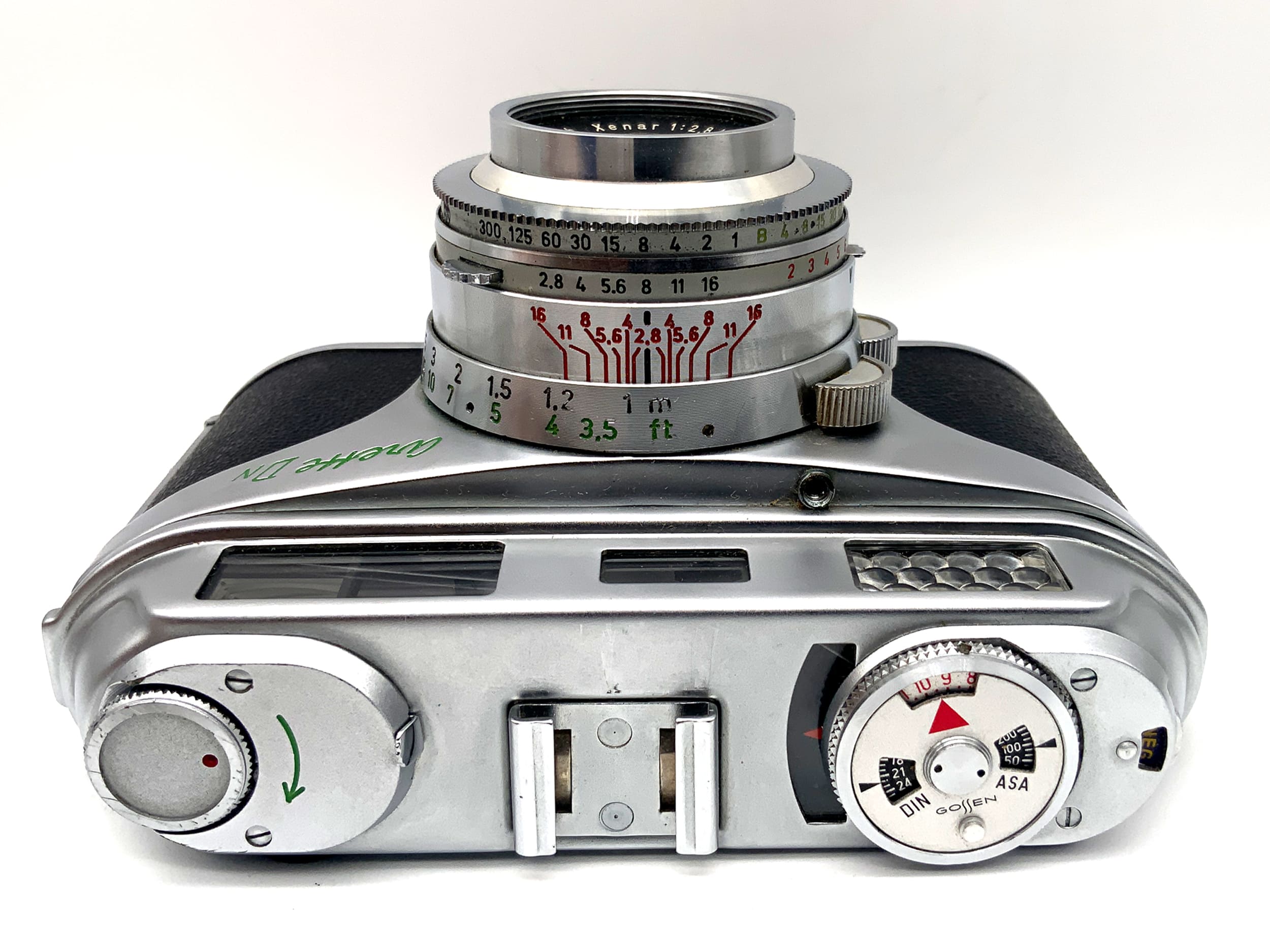 AkA Arette DN Sucherkamera mit Xenar 1:2.8/50 Prontor-SVS Analogkamera