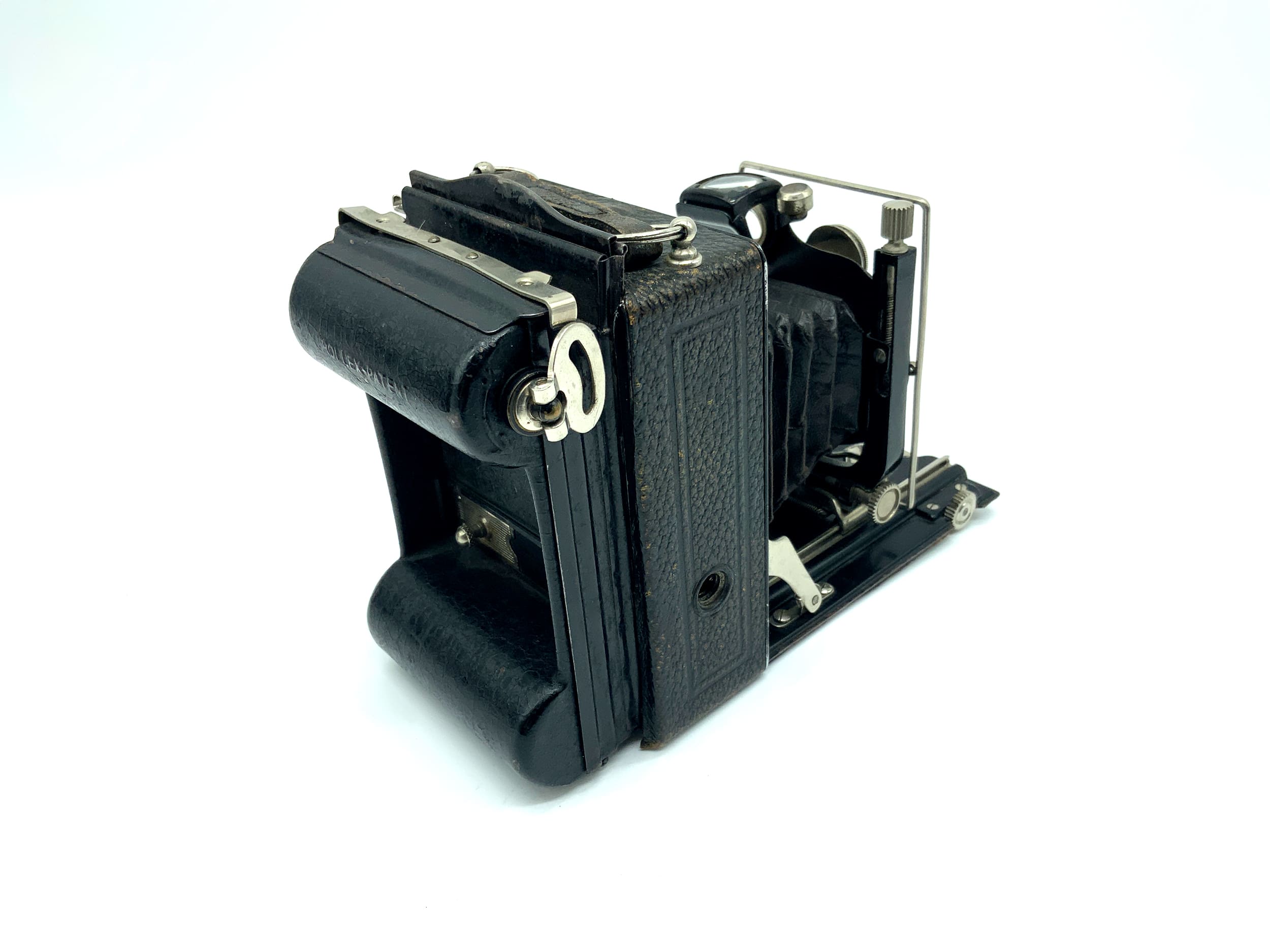 Wauckosin Wara Plattenkamera mit Plaubel Pecomat 10,5cm 1:4.5 mit Rollex-Patent